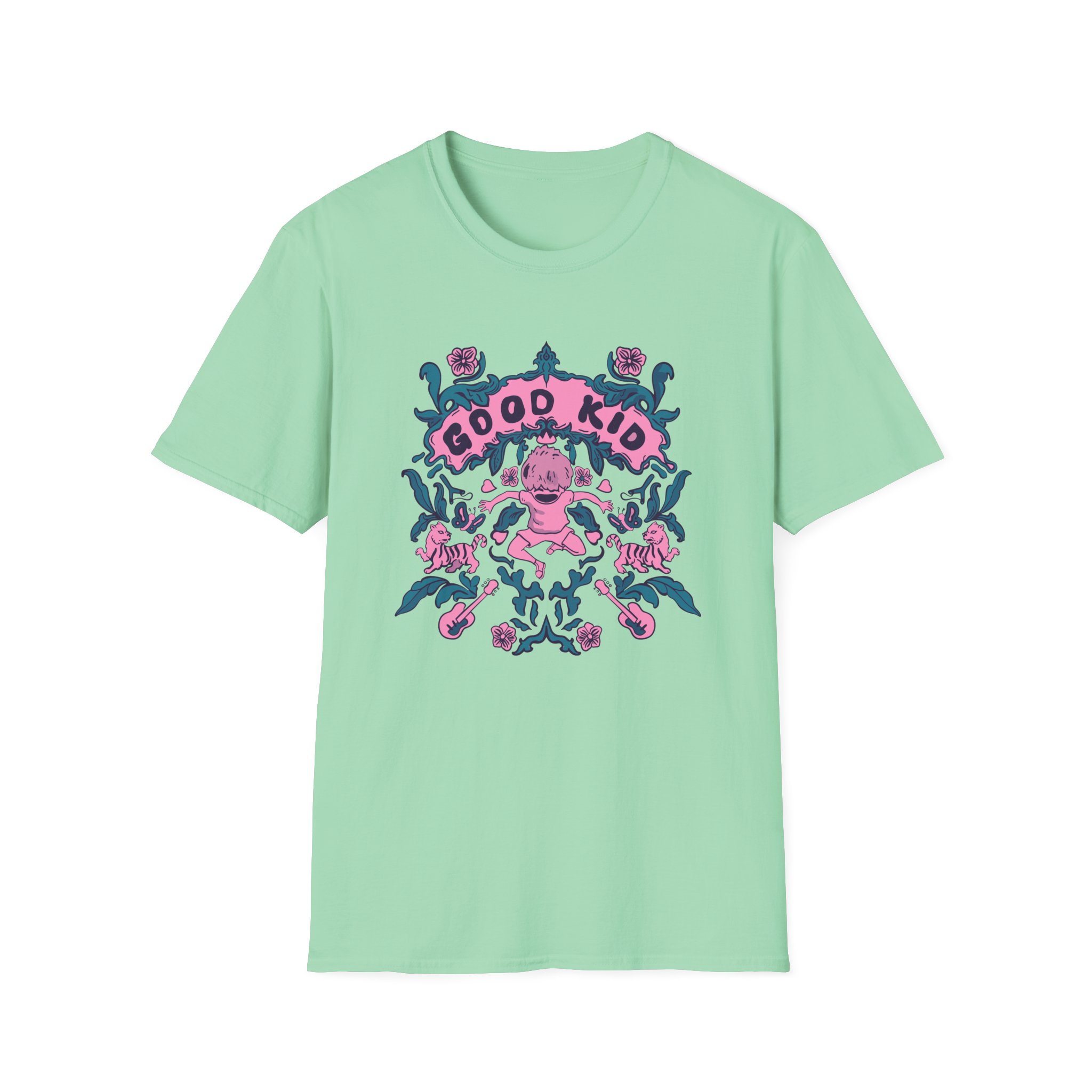 Good Kid Mirror World Unisex Softstyle T-Shirt - Image 17