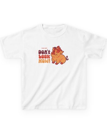 Dropout Sam Says Don't Look Now Kids Heavy Cotton™ Tee
