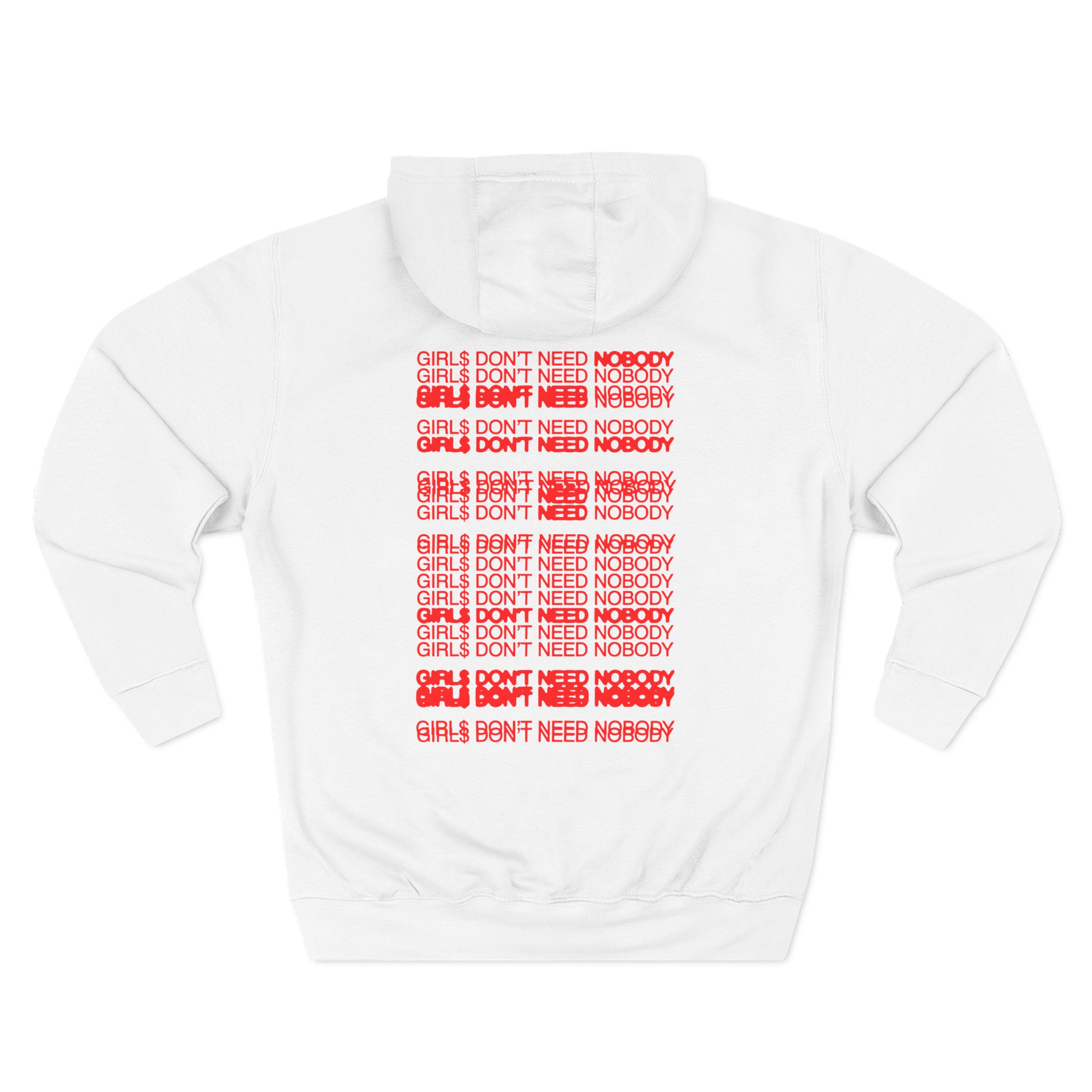 Dom Dolla Don't Need Nobody Repeat Three-Panel Fleece Hoodie - Image 4