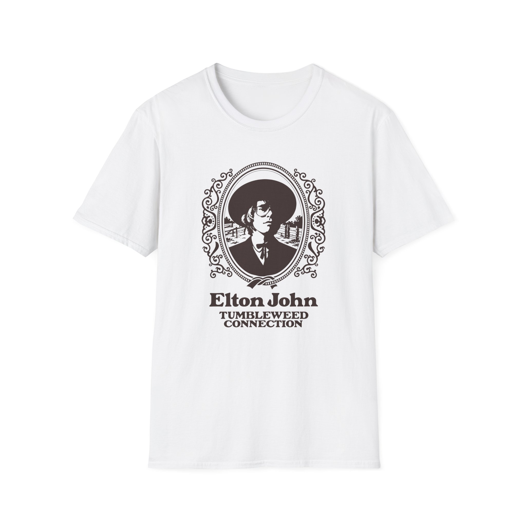 Ej Farewell Tumbleweed Connection Unisex Softstyle T-Shirt - Image 3