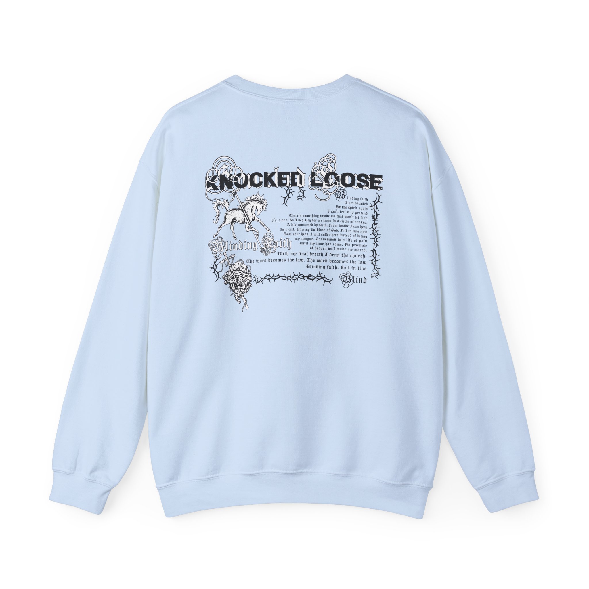 Knocked Loose Blinding Faith Unisex Heavy Blend™ Crewneck Sweatshirt - Image 2