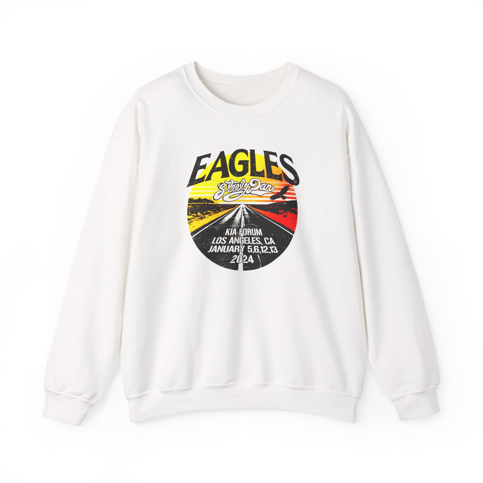 The Eagles Sphere 2024 / 2025 Sunset Unisex Heavy Blend™ Crewneck Sweatshirt