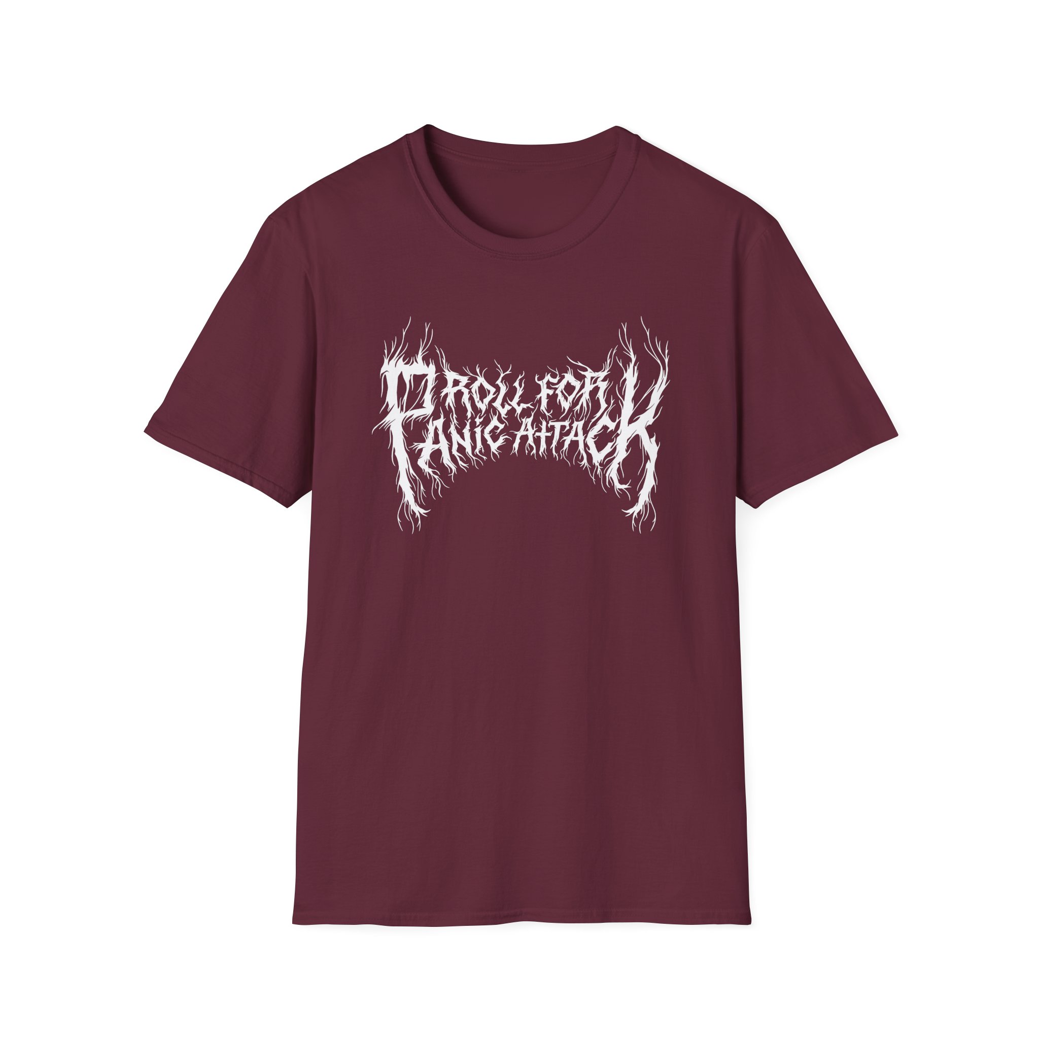 Dropout Fantasy High Roll For Panic Attack Unisex Softstyle T-Shirt - Image 3