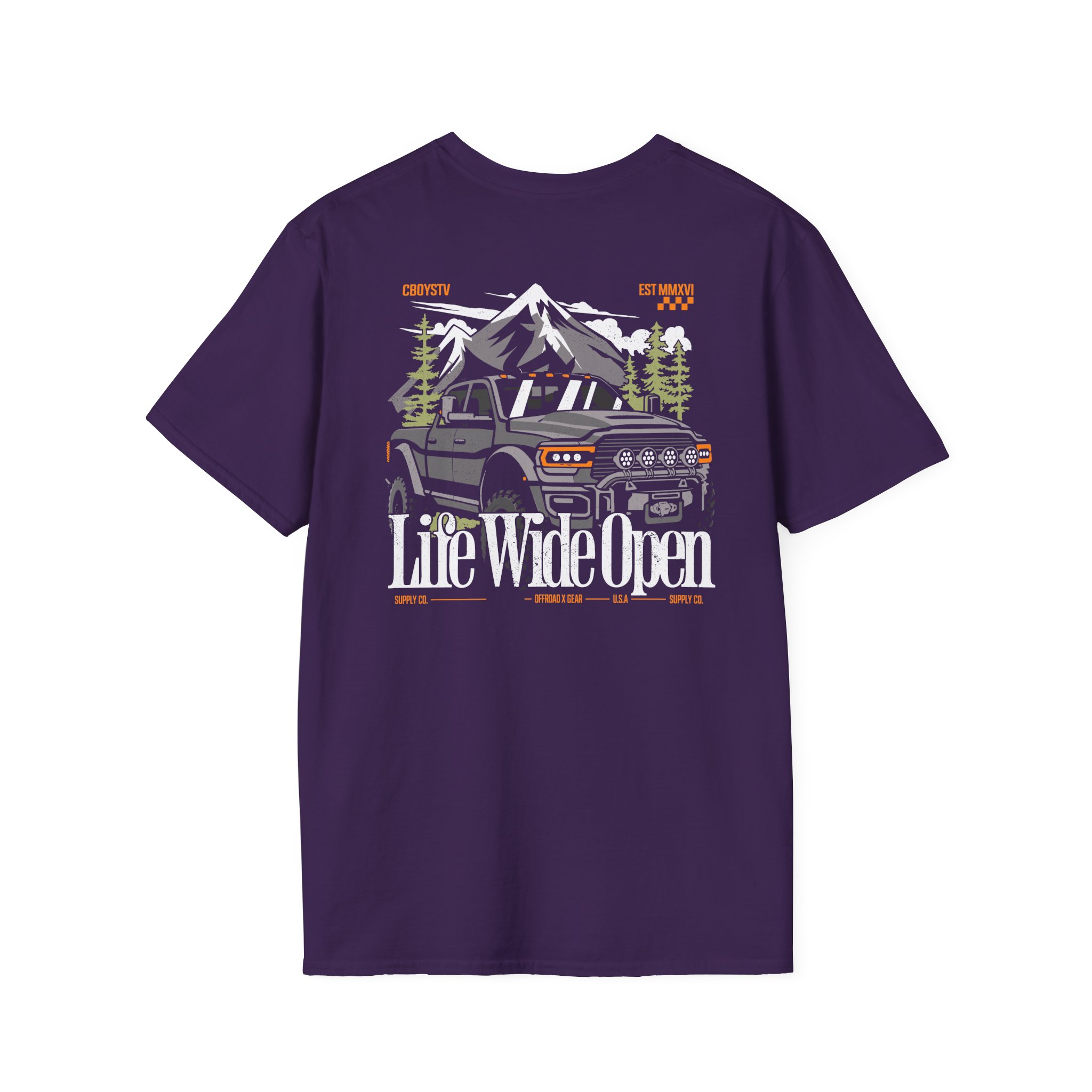 Cboystv Ram Mountain Unisex Softstyle T-Shirt - Image 8