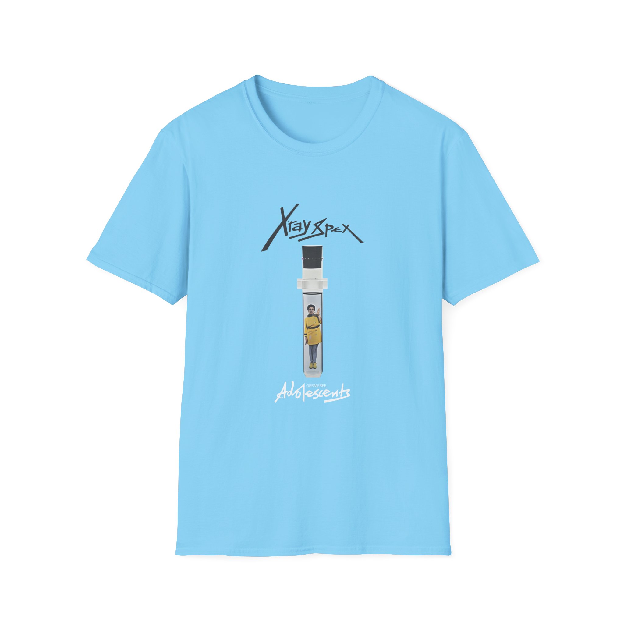 X-ray Spex Germ Free Single Tube Unisex Softstyle T-Shirt - Image 21