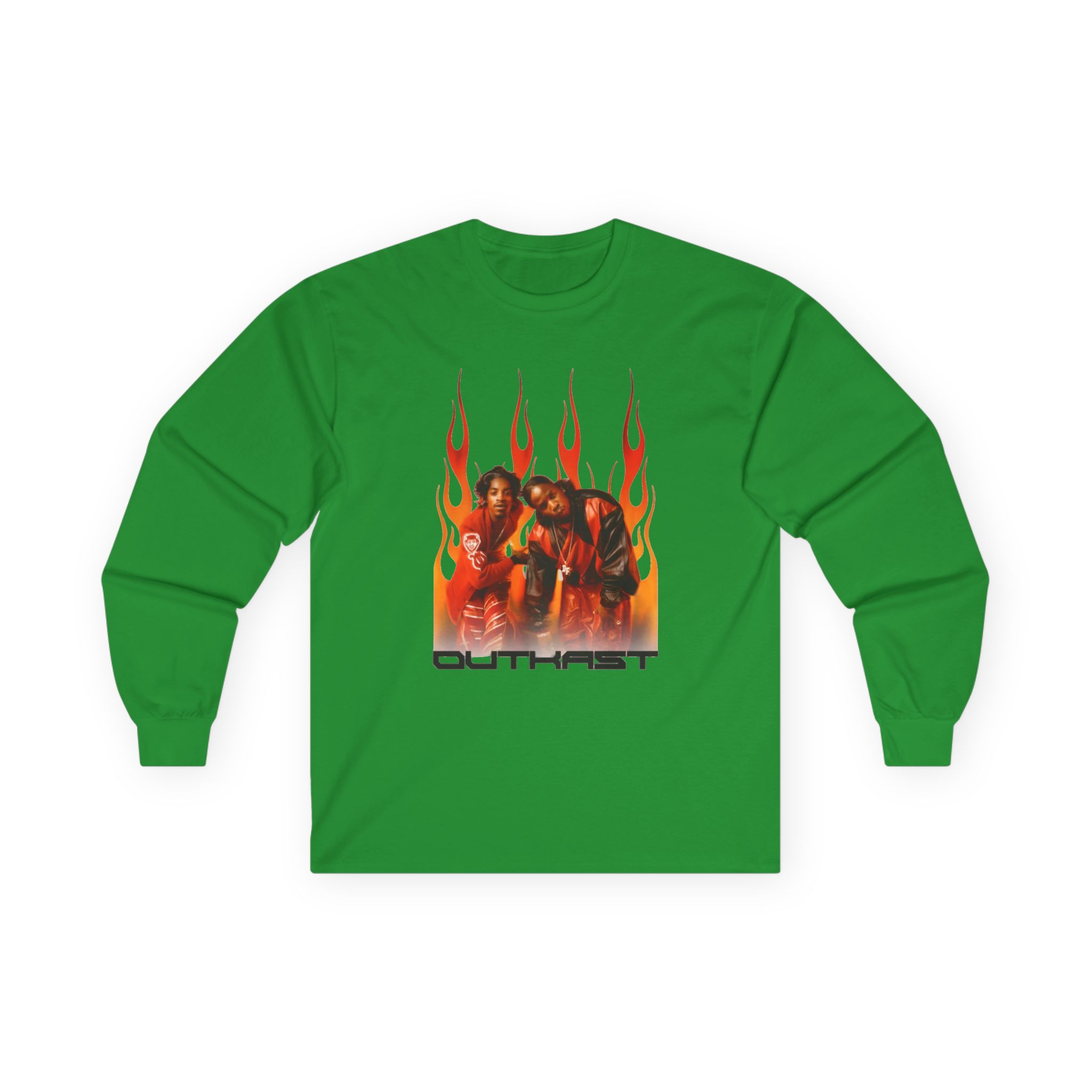 Outkast Flames Unisex Ultra Cotton Long Sleeve Tee - Image 9