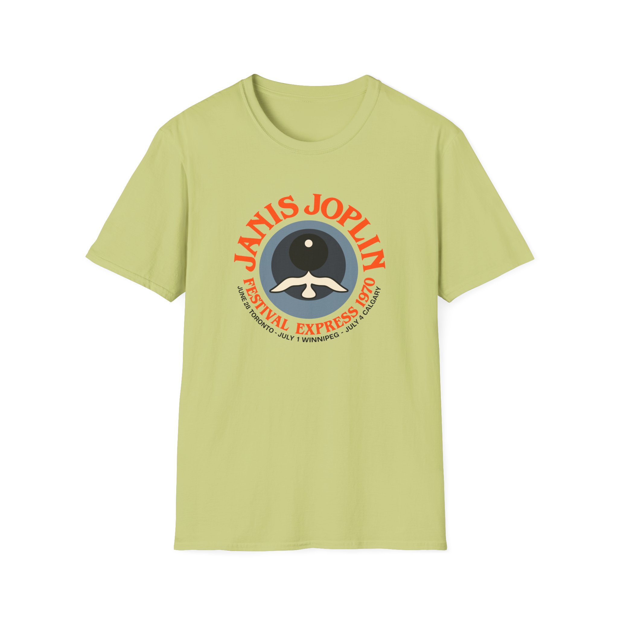 Janis Joplin Festival Express 1970 Unisex Softstyle T-Shirt - Image 13