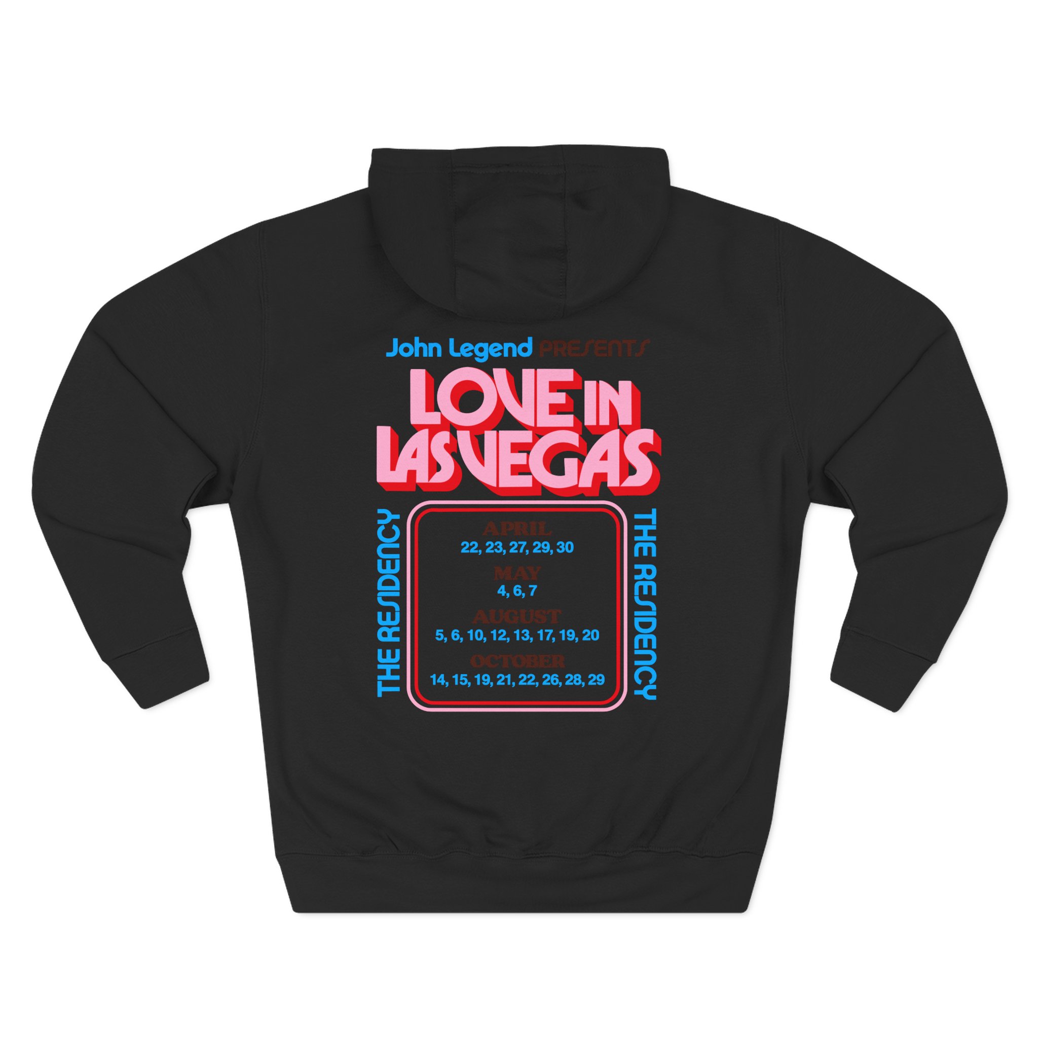 John Legend Love In Las Vegas Three-Panel Fleece Hoodie - Image 8
