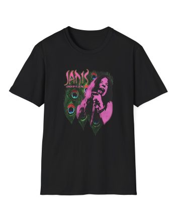Janis Joplin Sings Vintage Unisex Softstyle T-shirt