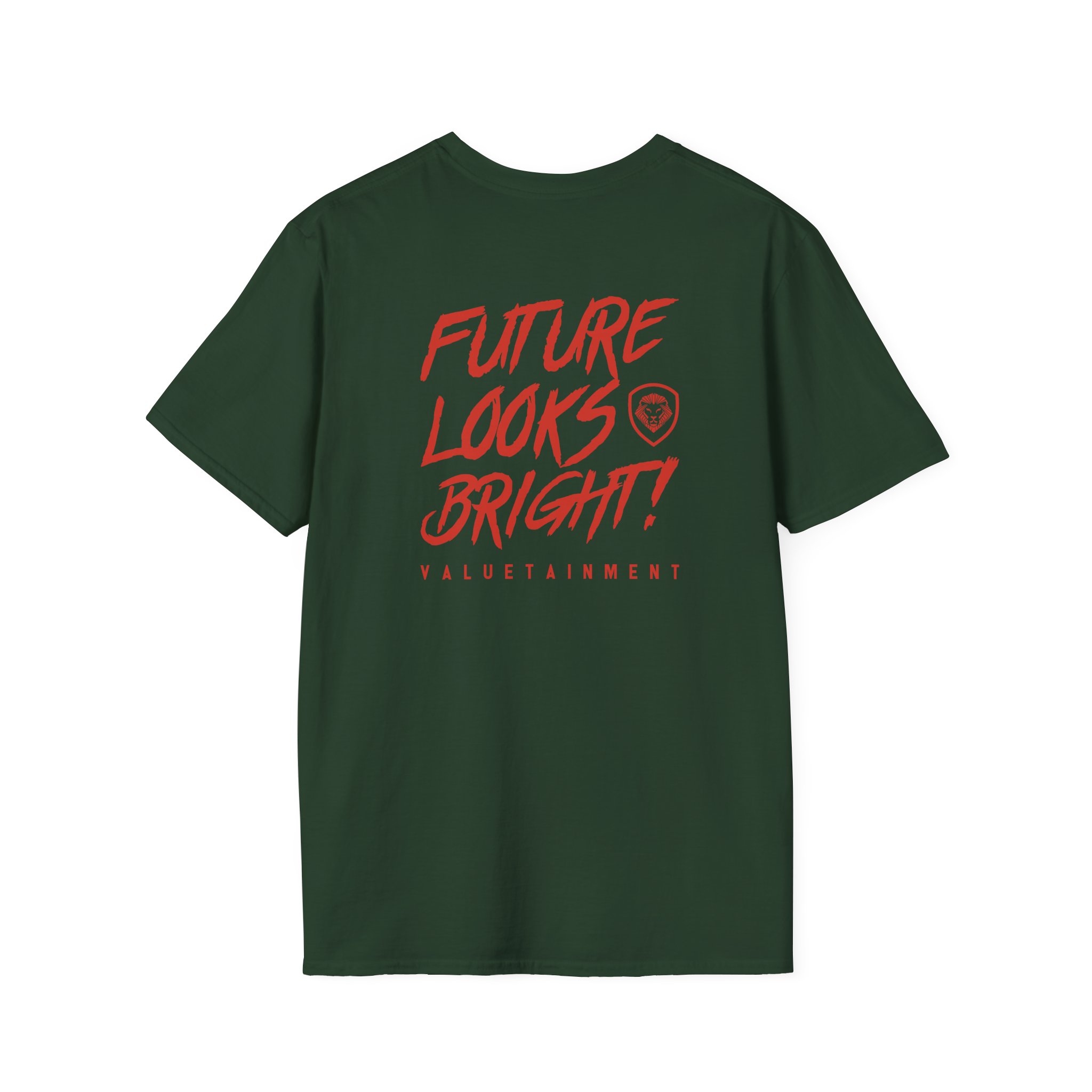 Valuetainment Future Looks Bright Unisex Softstyle T-Shirt - Image 10