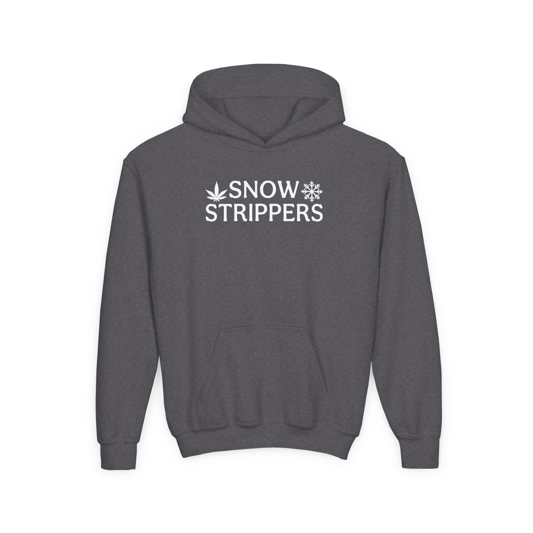 Youth Snow Strippers Heavy Blend Hooded Sweatshirt - Image 9