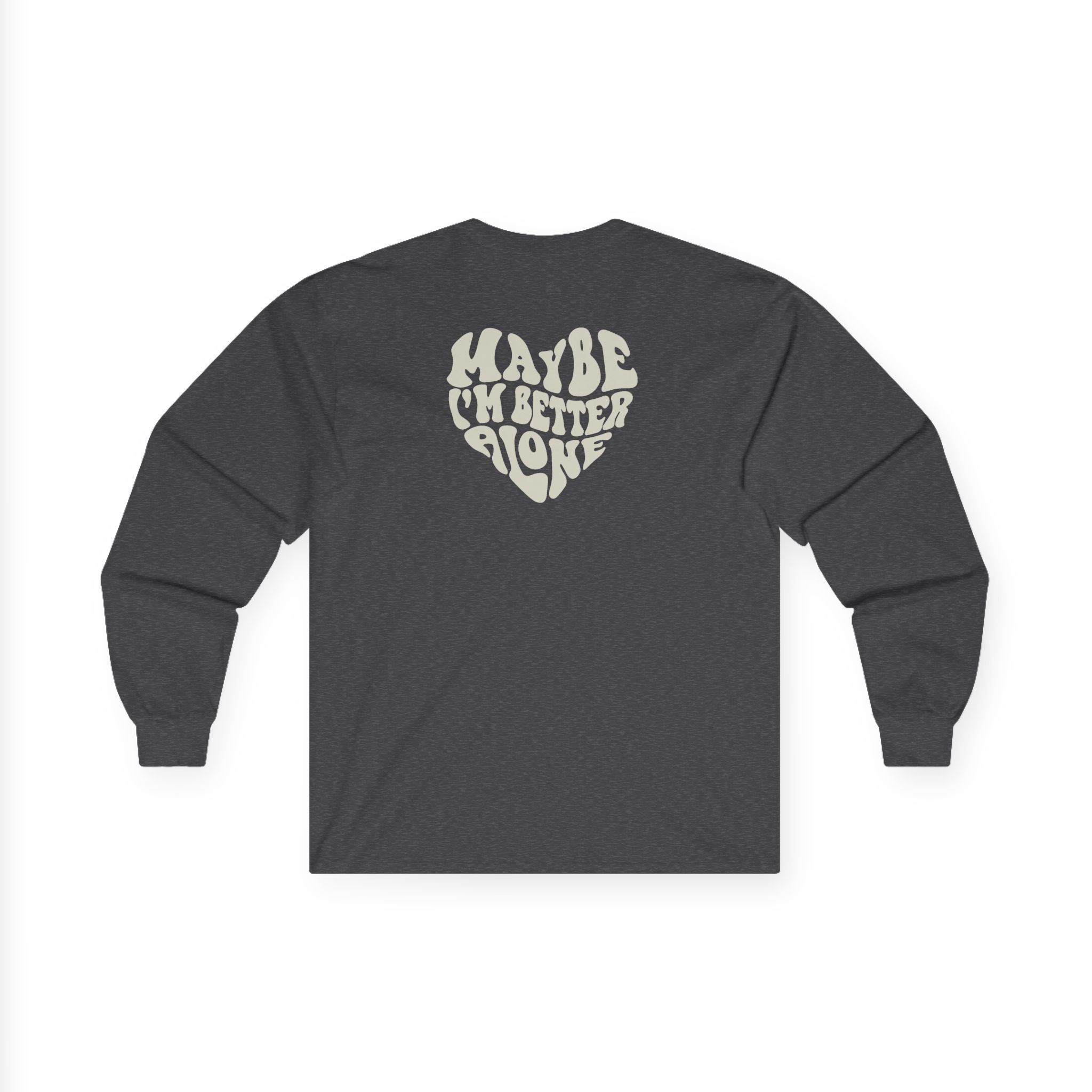 Benson Boone Maybe I Am Better Alone Unisex Ultra Cotton Long Sleeve Tee - Image 8