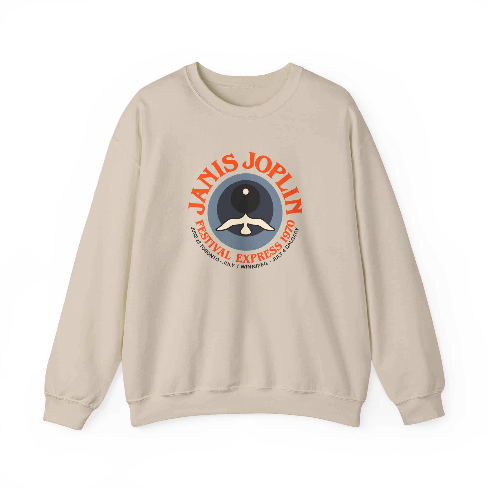 Janis Joplin Festival Express 1970 Unisex Heavy Blend™ Crewneck Sweatshirt - Image 7