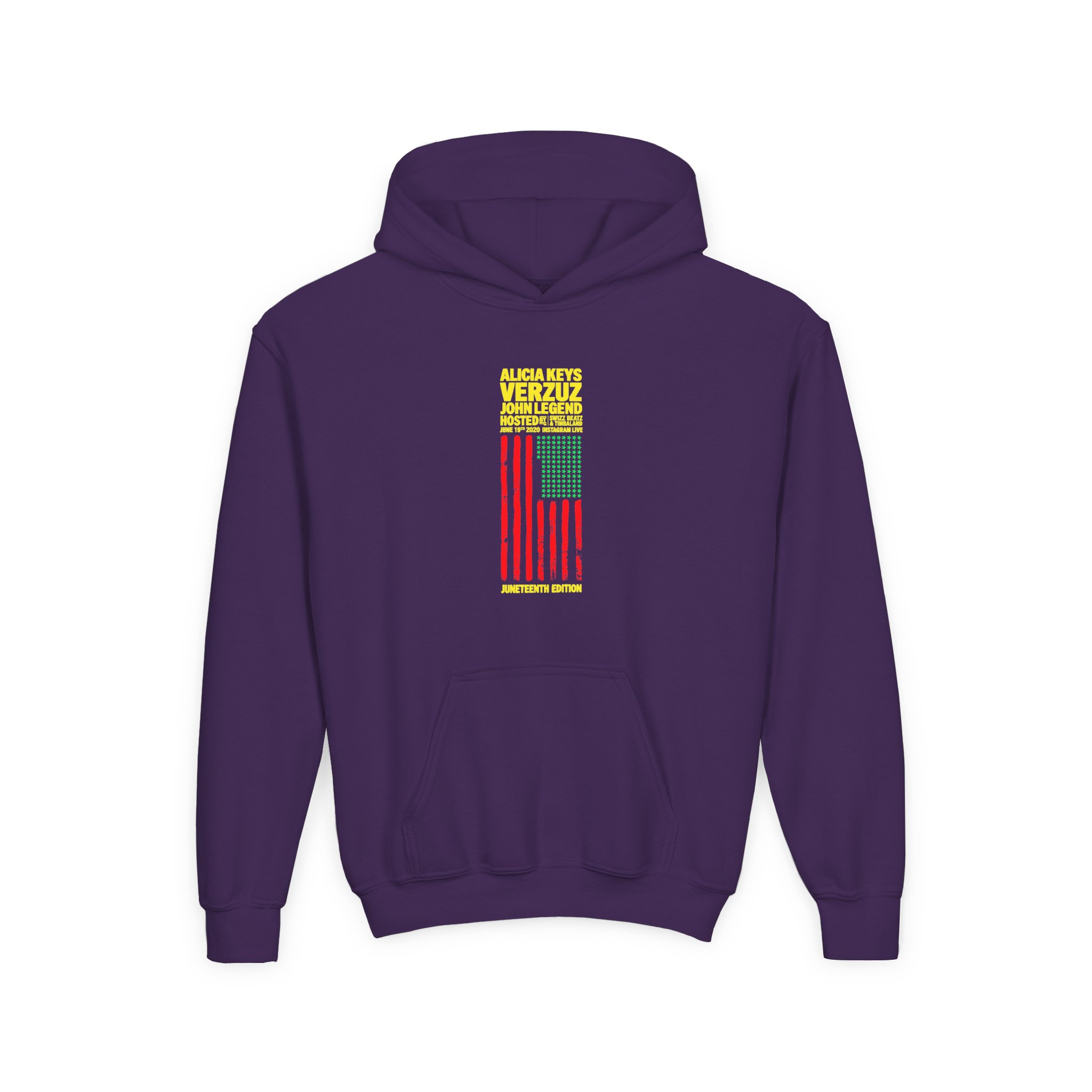 John Legend Verzuz Battle Youth Heavy Blend Hooded Sweatshirt - Image 11