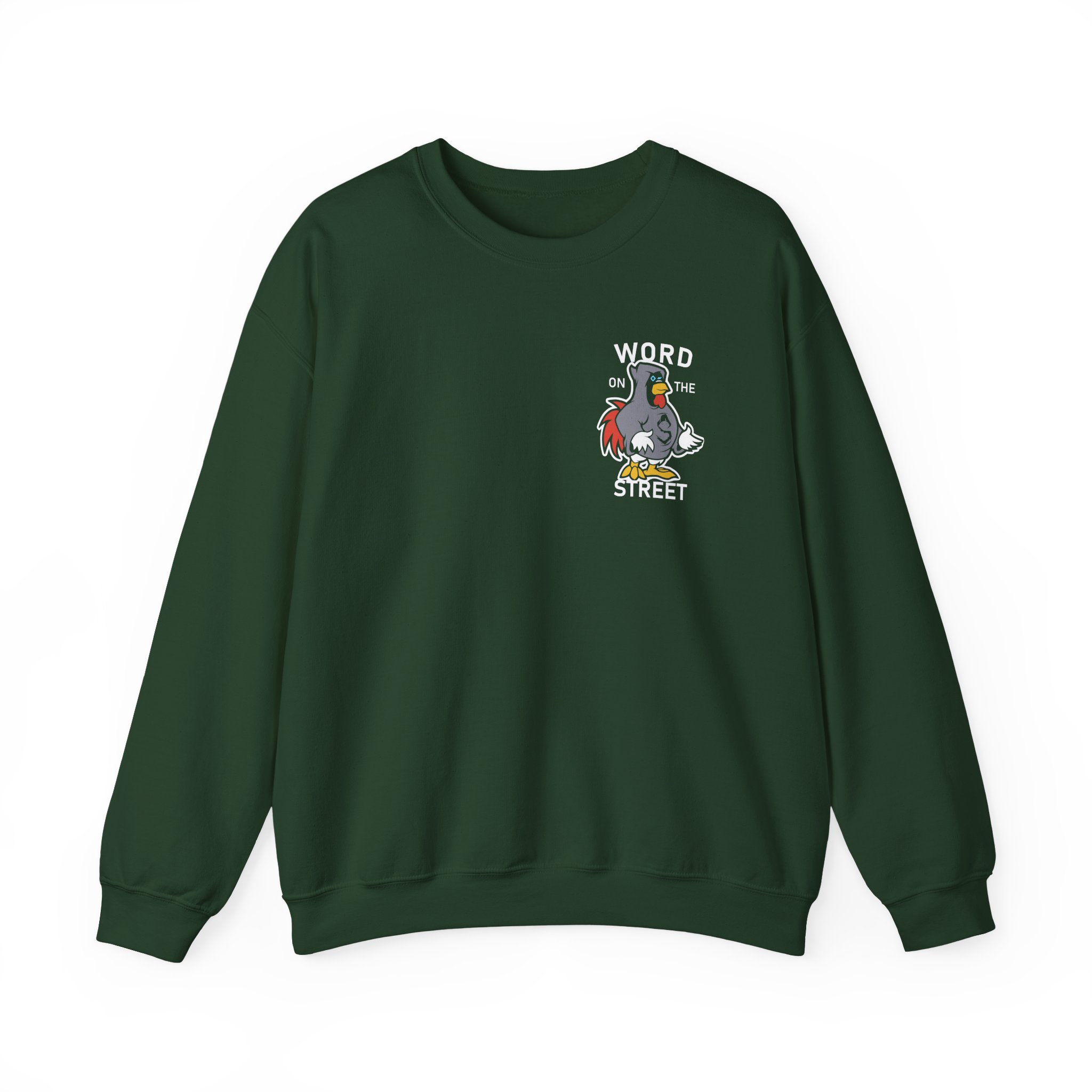 Shroud Chicken Word On The Street Unisex Heavy Blend™ Crewneck Sweatshirt - Image 7