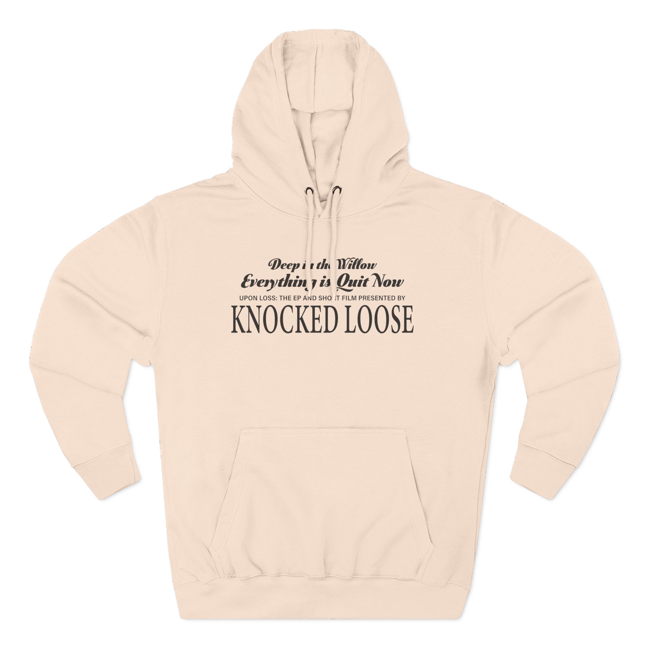 Knocked Loose Quiet Now Three-Panel Fleece Hoodie - Image 7