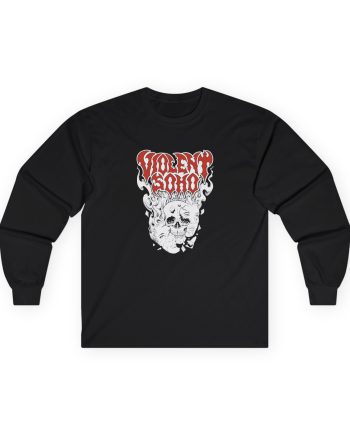 Violent Soho Murdoch Skull  Unisex Ultra Cotton Long Sleeve Tee
