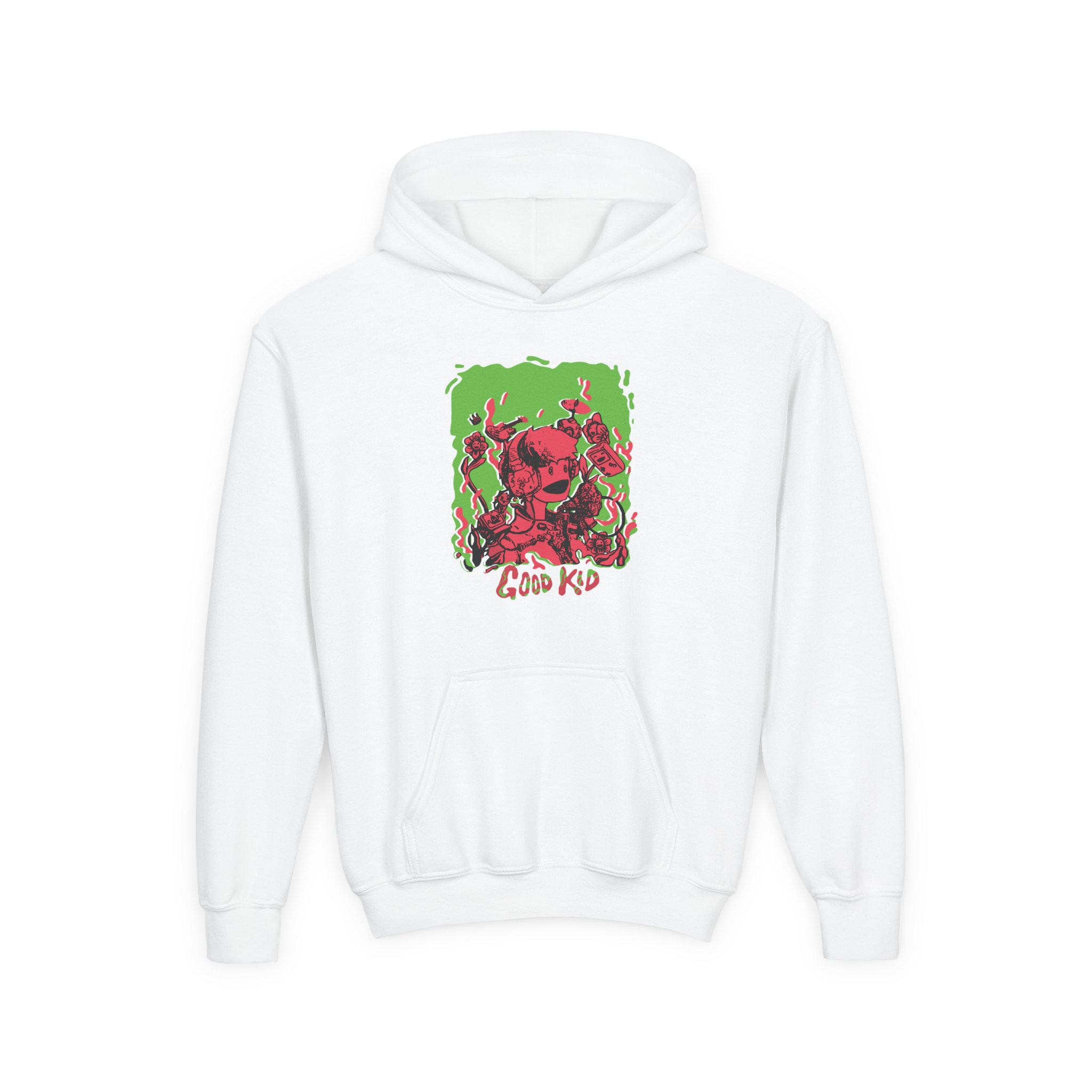 Good Kid Ep 3 Youth Heavy Blend Hooded Sweatshirt - Image 3
