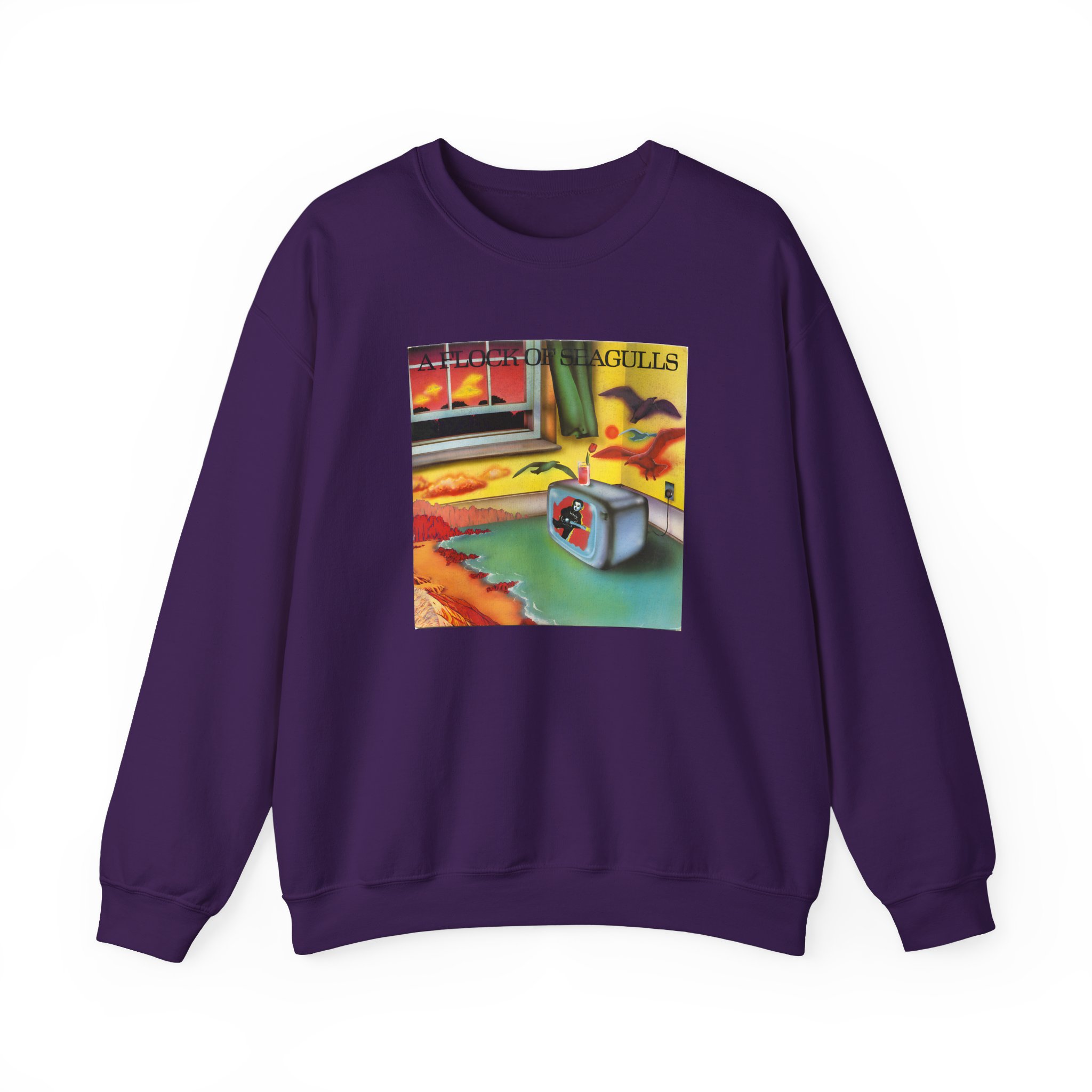 A Flock of Seagulls Original Album Cover Unisex Heavy Blend™ Crewneck Sweatshirt - Image 11