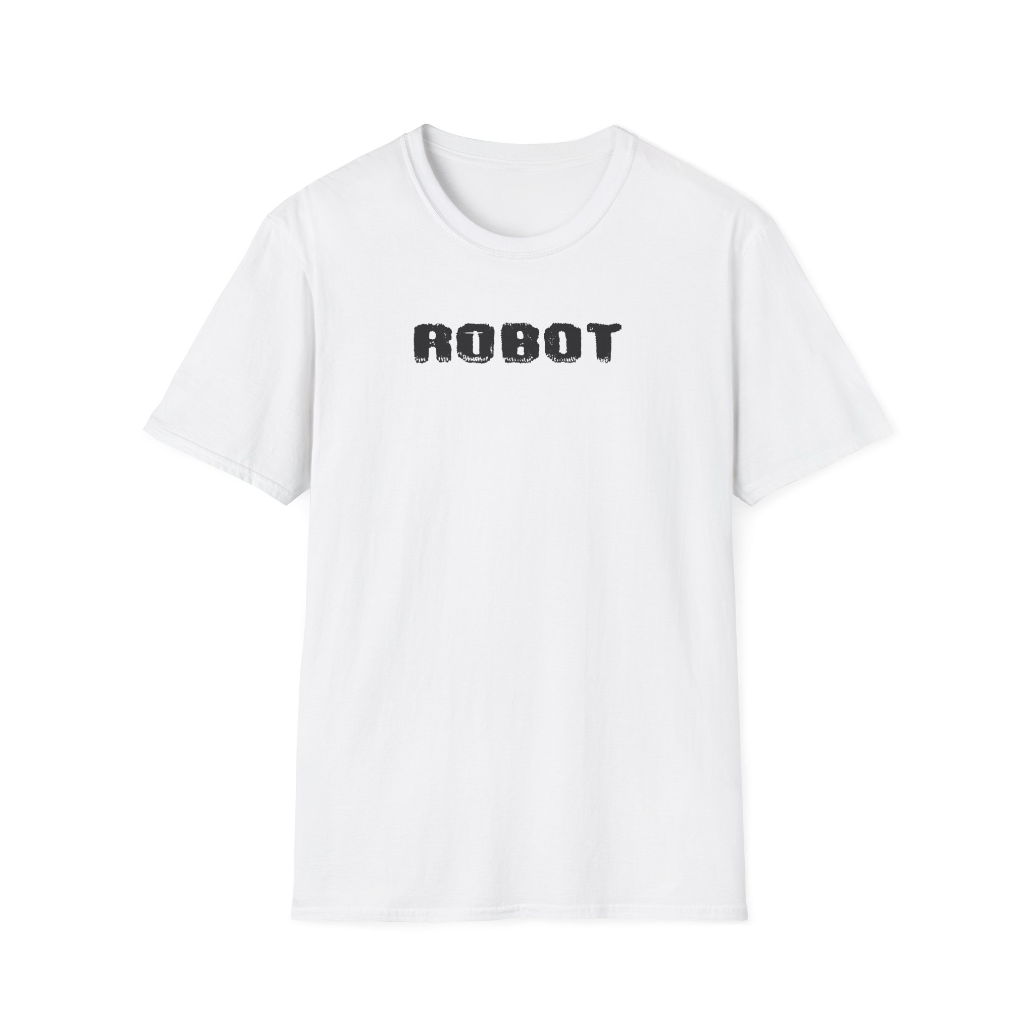 Daft Punk Human After All White Robot Unisex Softstyle T-Shirt