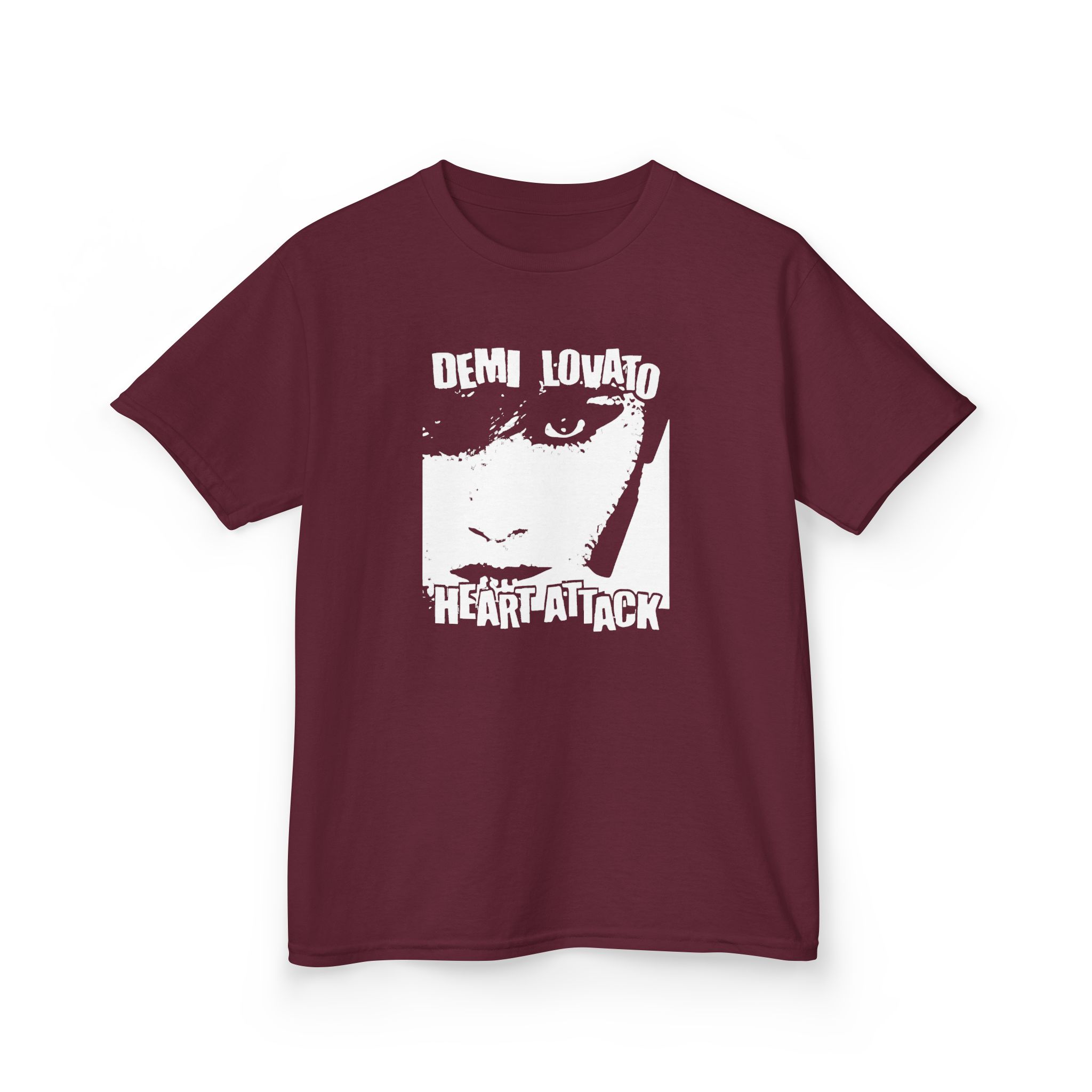 D L Heart Attack Anniversary Kids Heavy Cotton™ Tee - Image 3