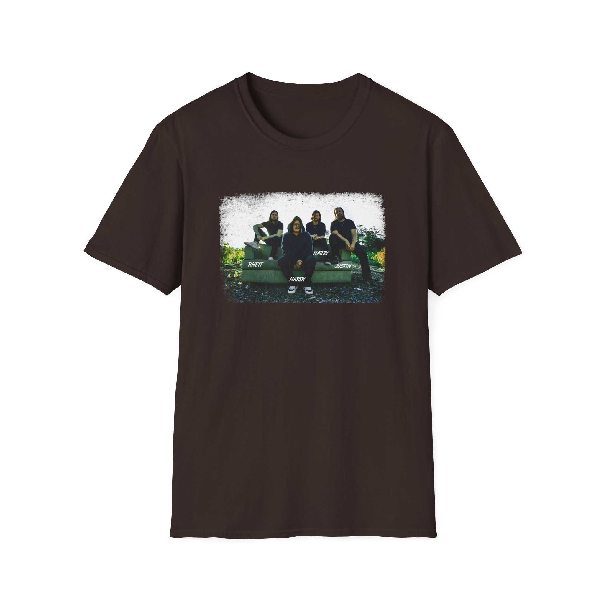 Hd Band Photo Unisex Softstyle T-Shirt - Image 5