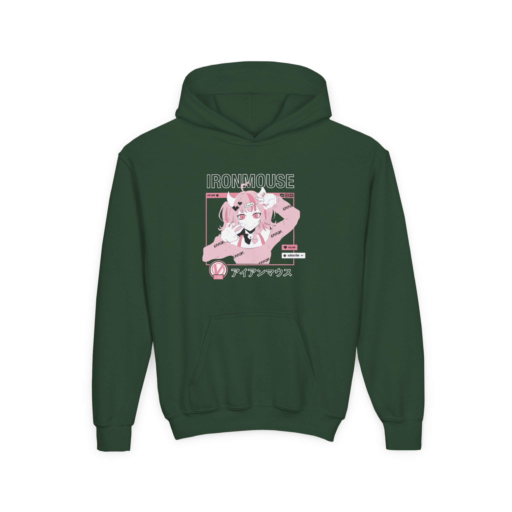 Ironmouse Live Youth Heavy Blend Hooded Sweatshirt - Image 3