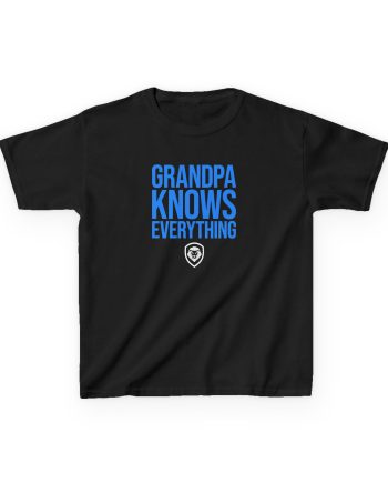 Valuetainment Grandpa Knows Everything Kids Heavy Cotton™ Tee