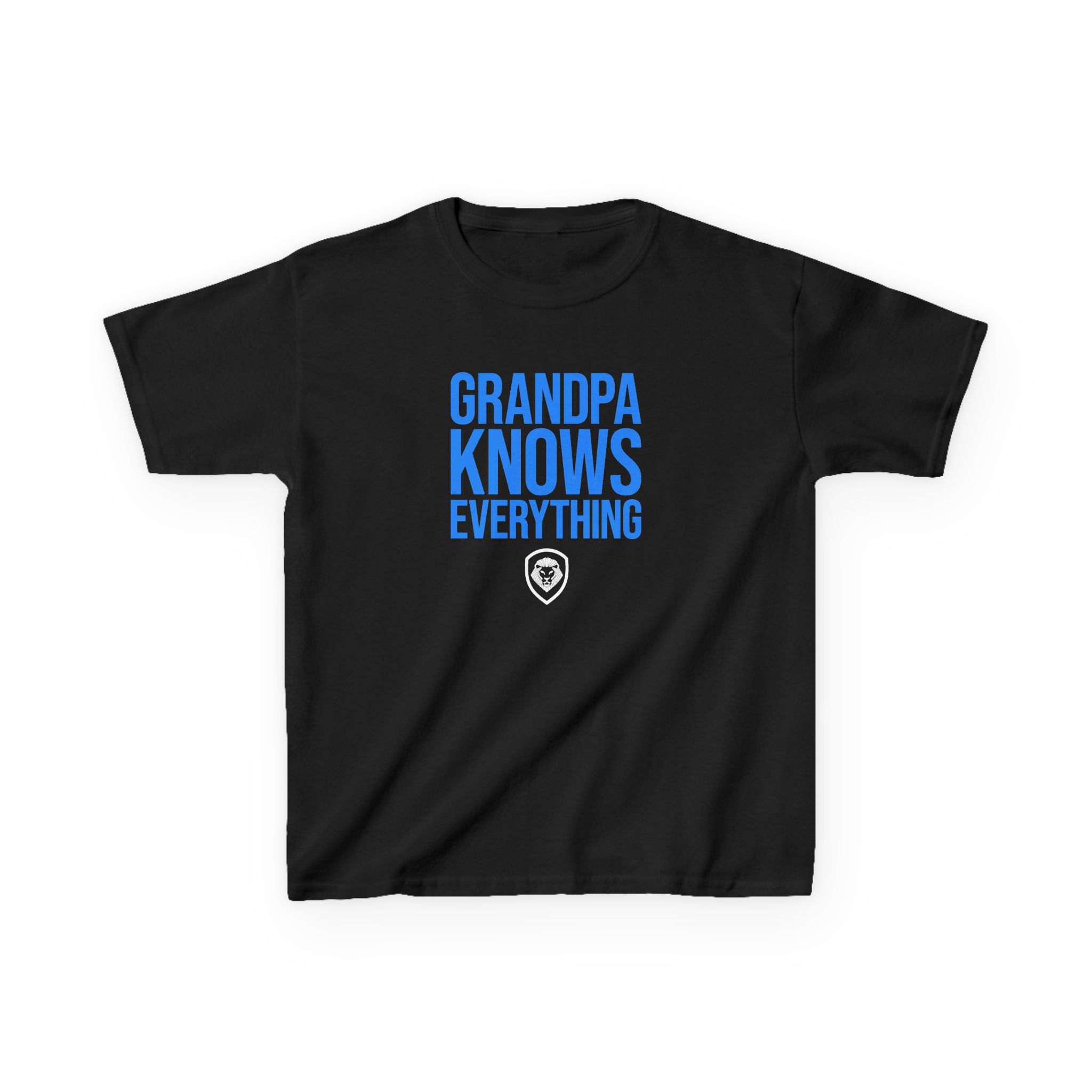 Valuetainment Grandpa Knows Everything Kids Heavy Cotton™ Tee
