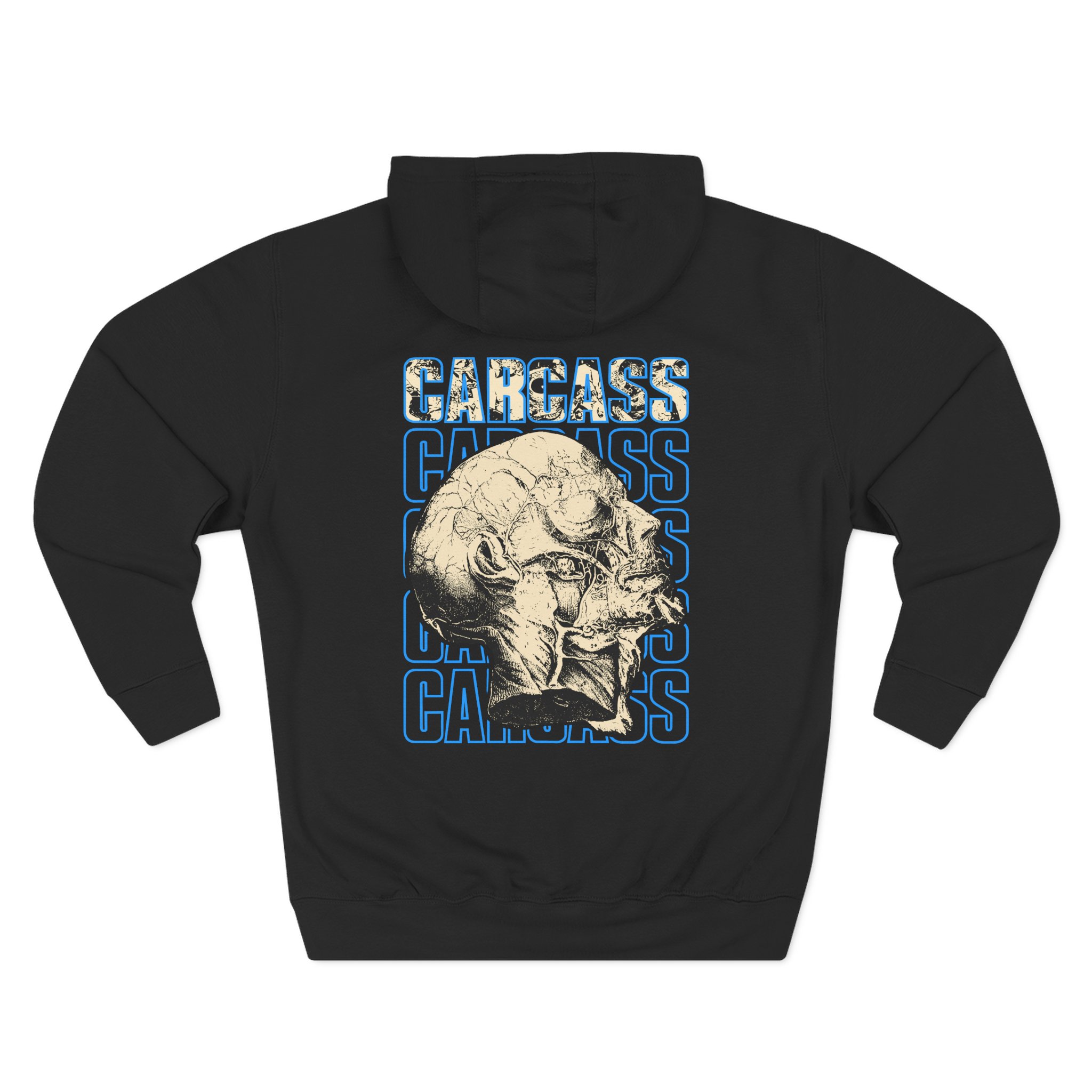 Carcass Head & Tools Three-Panel Fleece Hoodie - Image 2