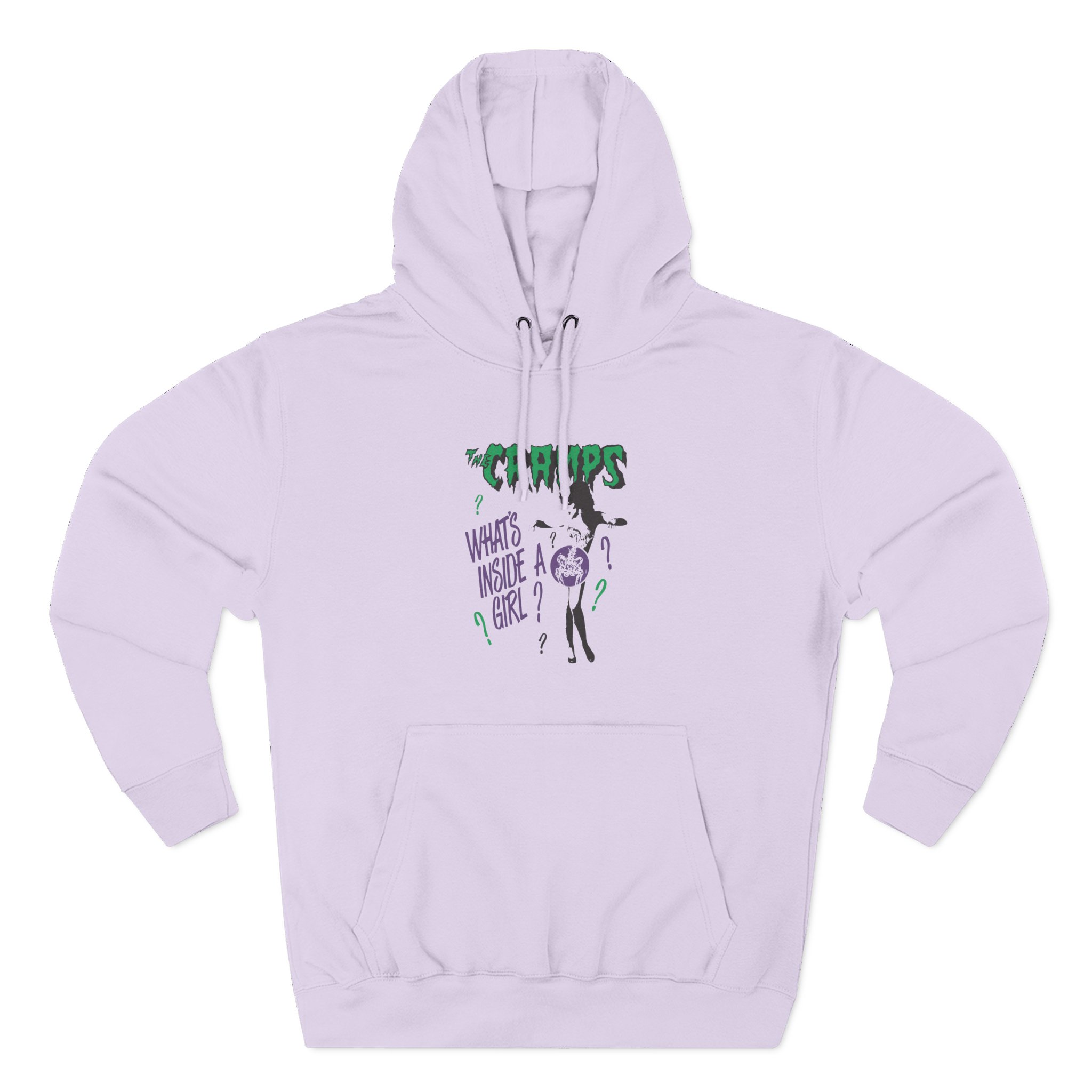 The Cramps What's Inside a Girl Three-Panel Fleece Hoodie - Image 11
