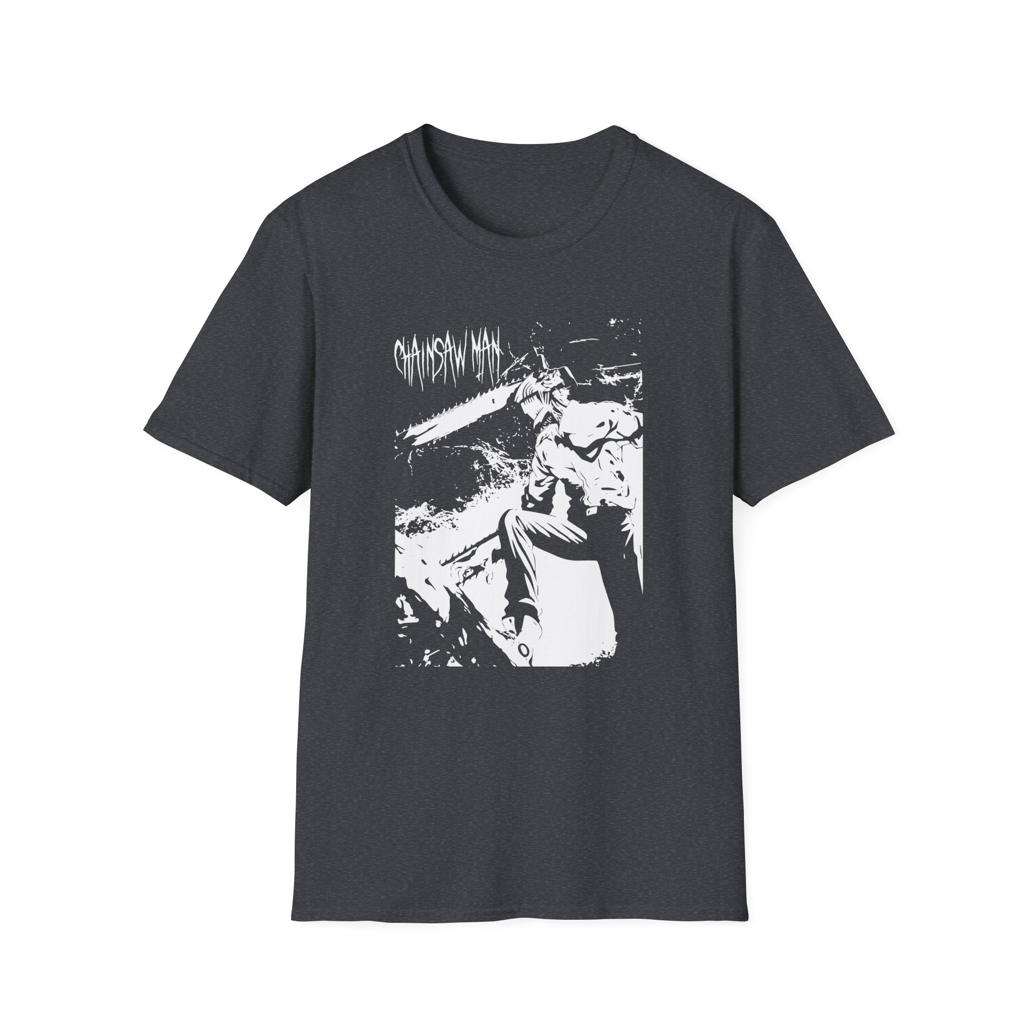 Chainsaw Man Jumbo Denji Unisex Softstyle T-Shirt - Image 15
