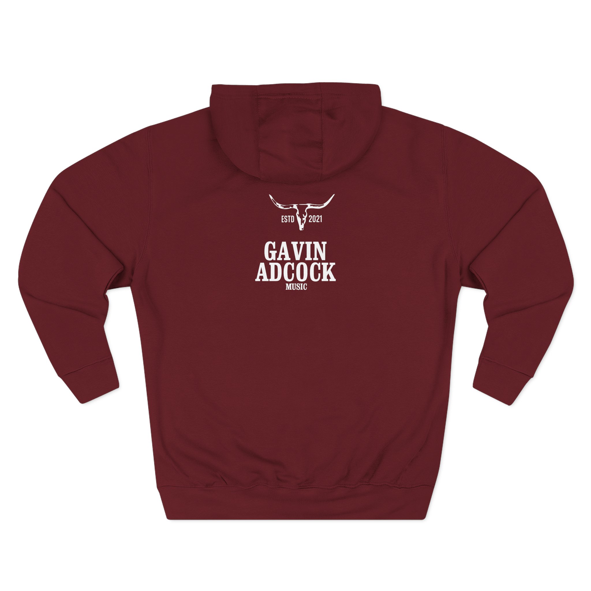 Gavin Adcock a Cigarette Smokin Three-Panel Fleece Hoodie - Image 12