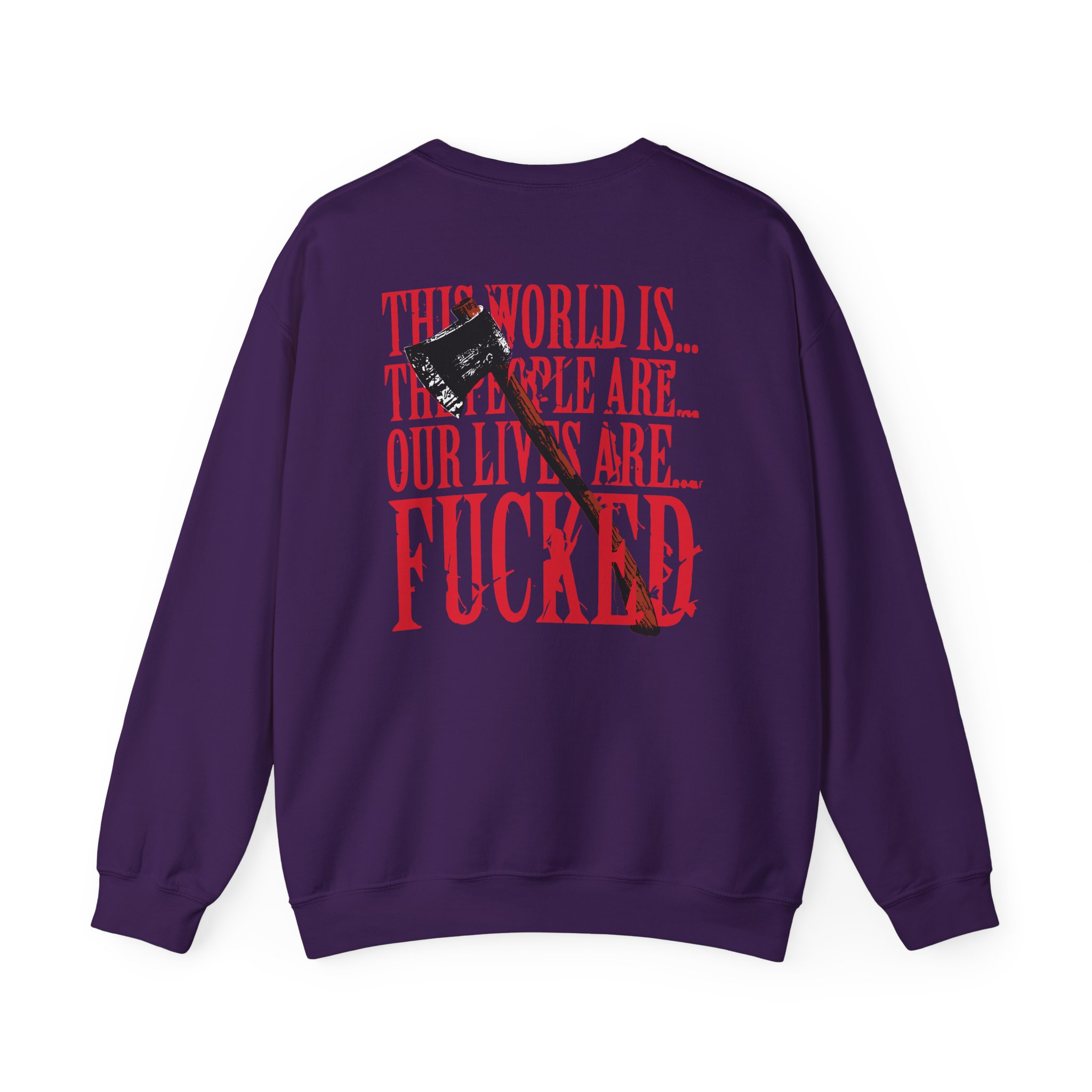 Paleface Swiss This World is Unisex Heavy Blend™ Crewneck Sweatshirt - Image 10