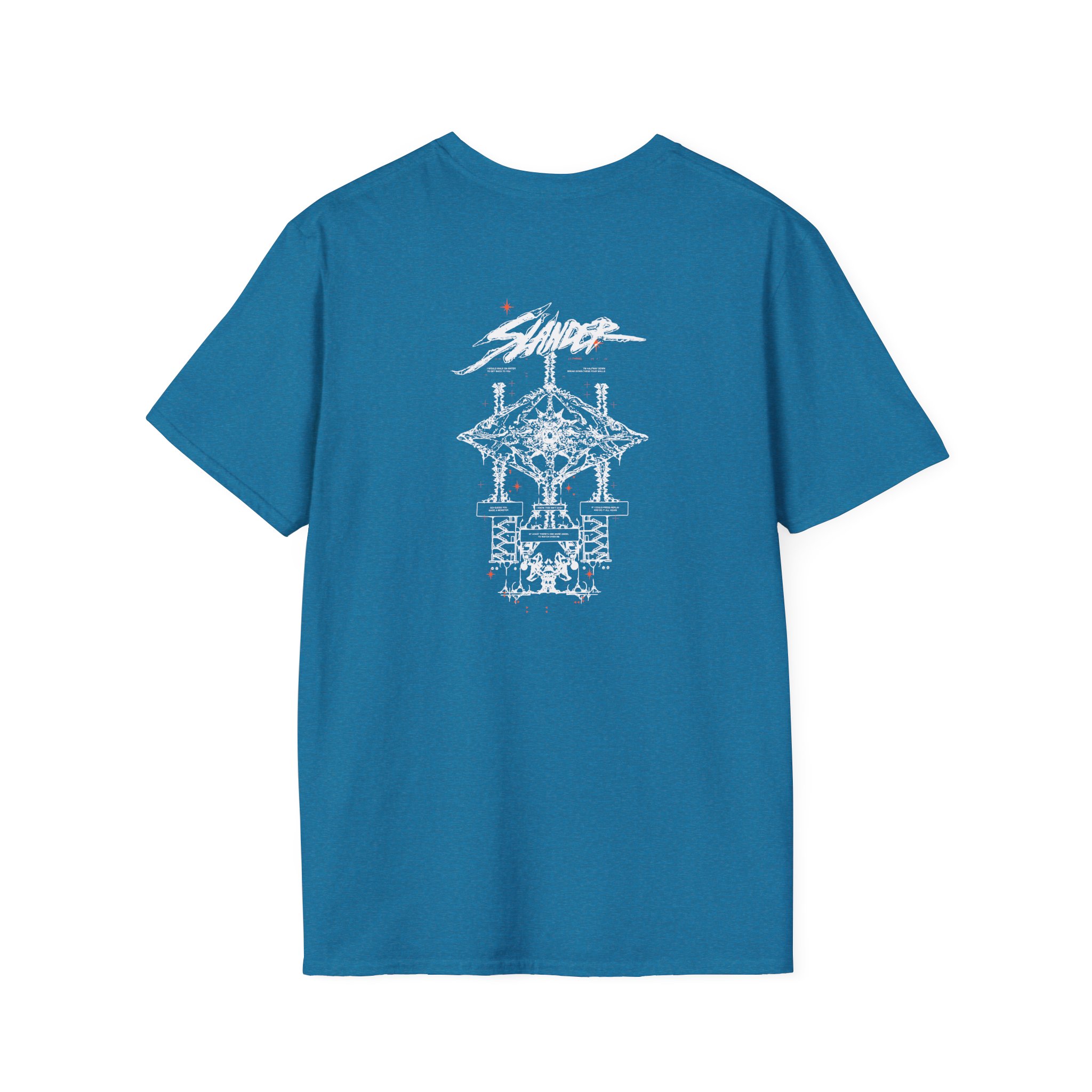 Slander Gud Vibrations Graffiti Unisex Softstyle T-Shirt - Image 14
