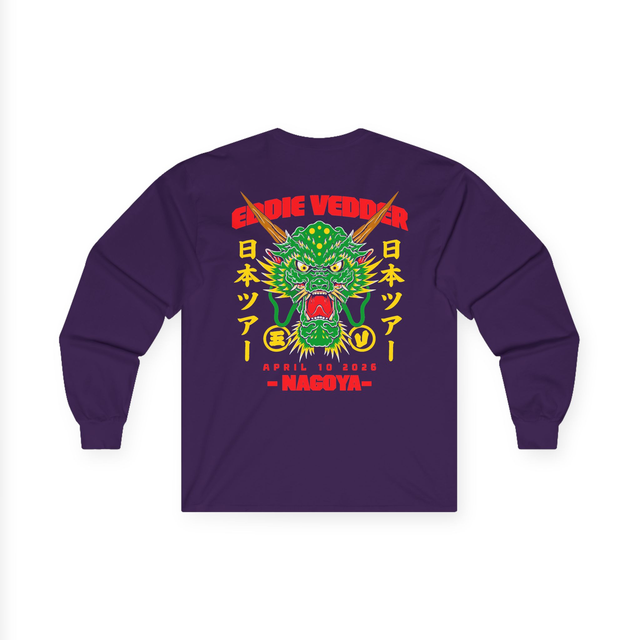 Eddie Vedder 2026 Nagoya Unisex Ultra Cotton Long Sleeve Tee - Image 14