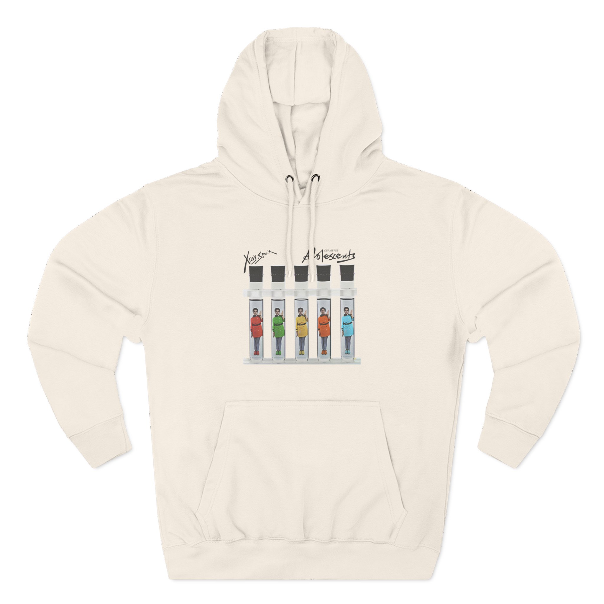 X-ray Spex Germ Free Five Tube Three-panel Fleece Hoodie - Image 5