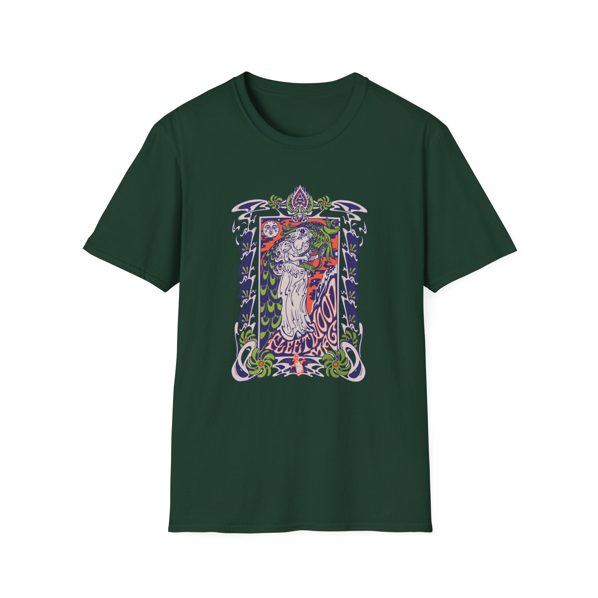 Fleetwood Mac Lady Lyre Unisex Softstyle T-Shirt - Image 11