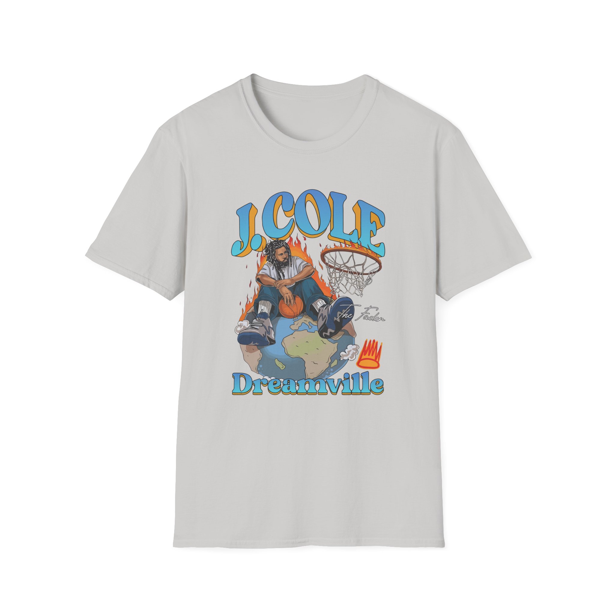 J Cole "Dreamville World" Unisex Softstyle T-shirt - Image 7