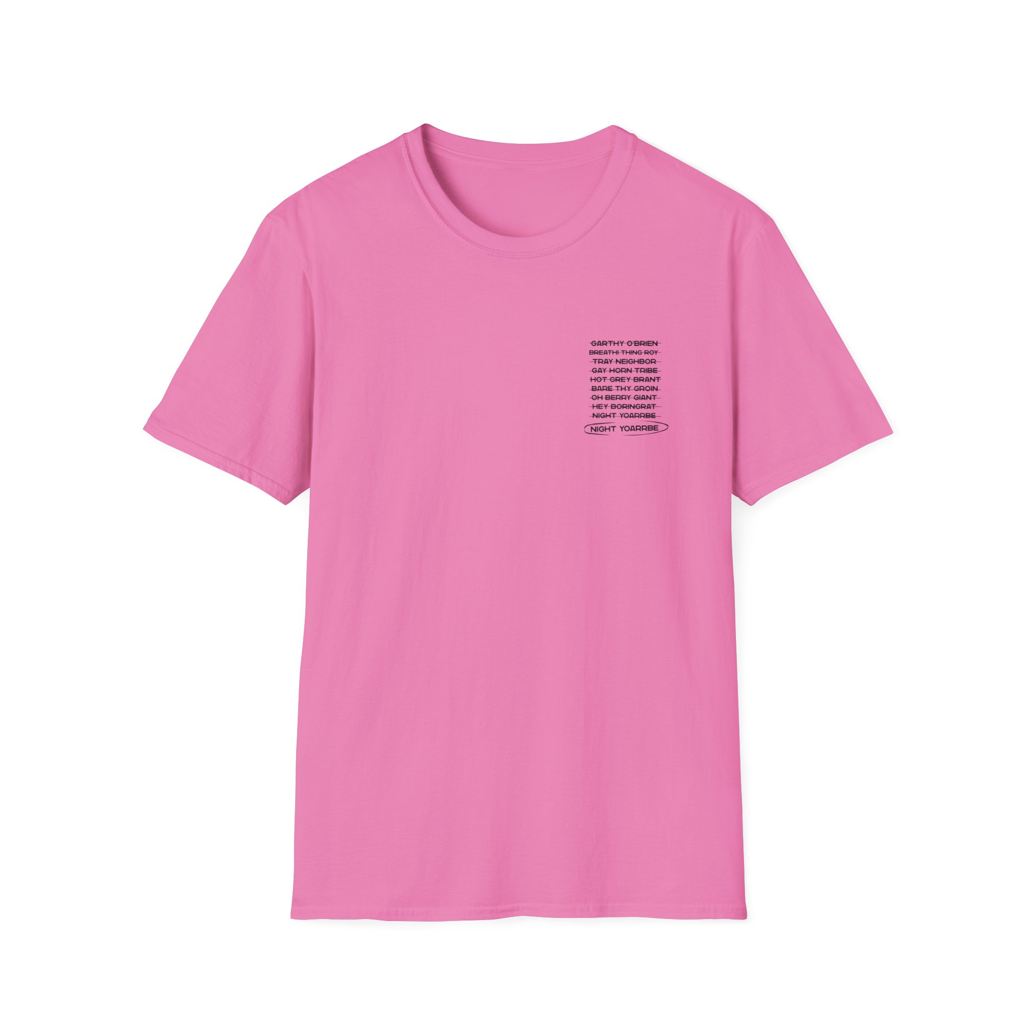 Dropout Night Yorb Anagram Unisex Softstyle T-Shirt - Image 25