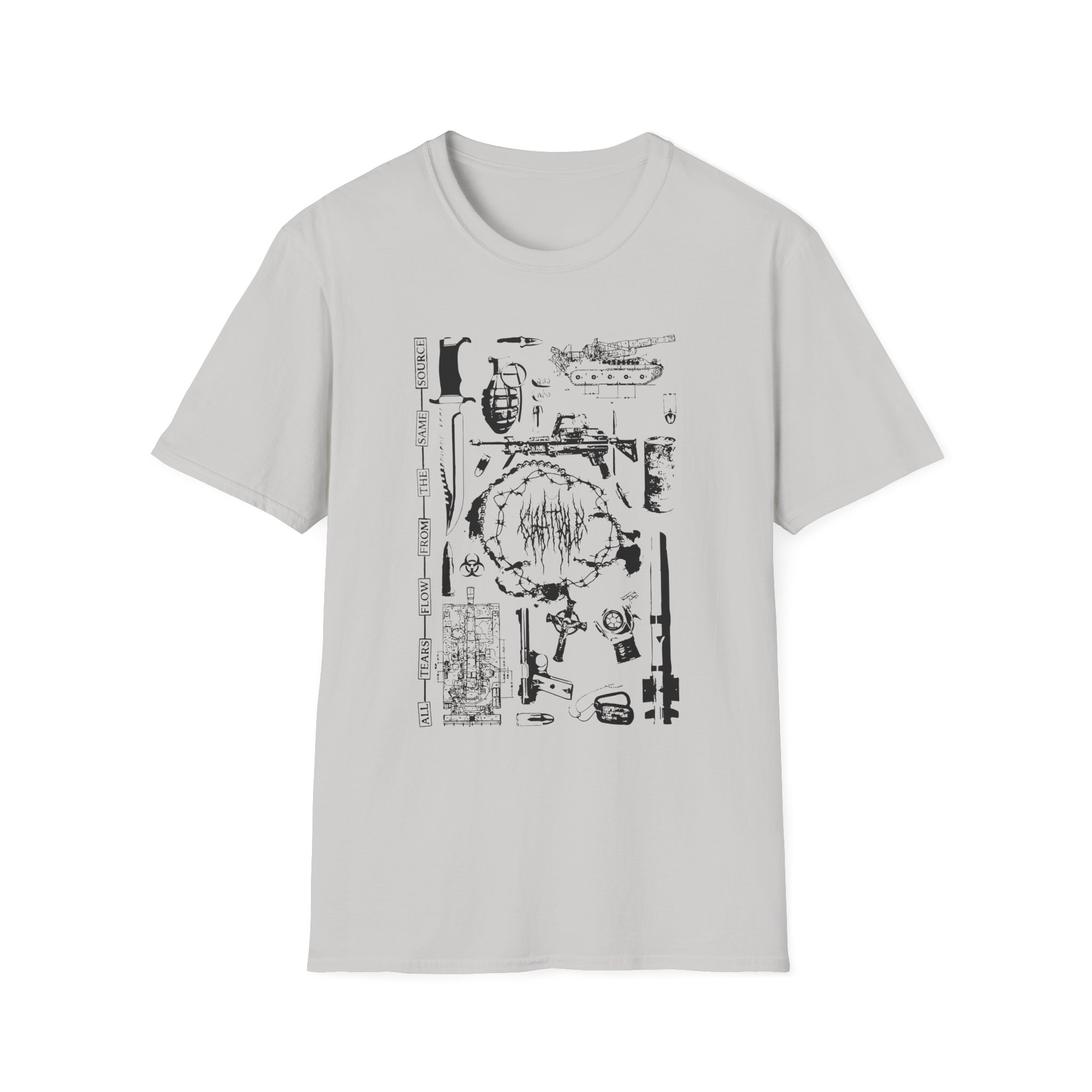 Chat Pile Shame Unisex Softstyle T-Shirt - Image 9