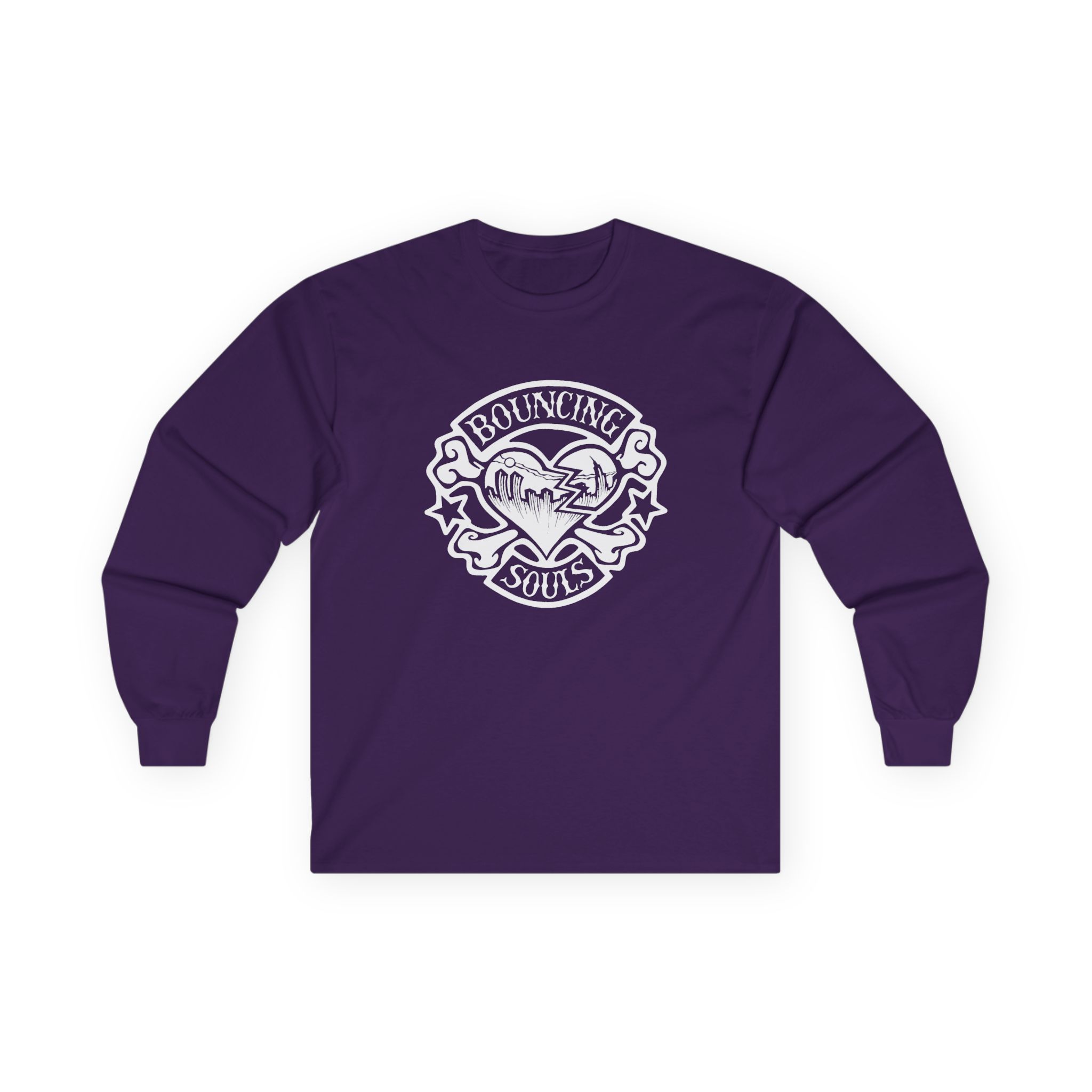 Cold Cuts the Bouncing Souls Rocker Heart Unisex Ultra Cotton Long Sleeve Tee - Image 15