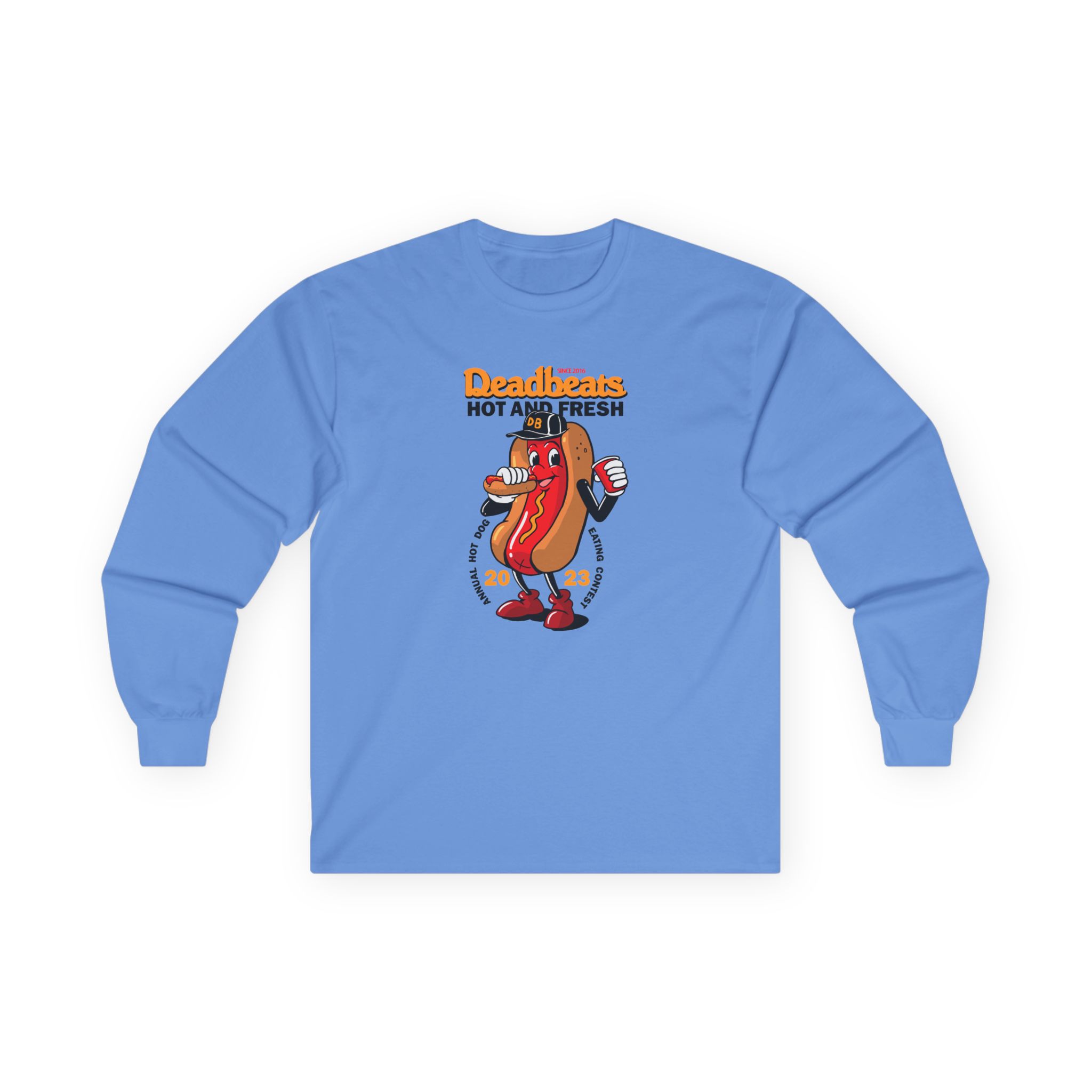Deadbeats Jamboree Hot Dog Unisex Ultra Cotton Long Sleeve Tee - Image 7