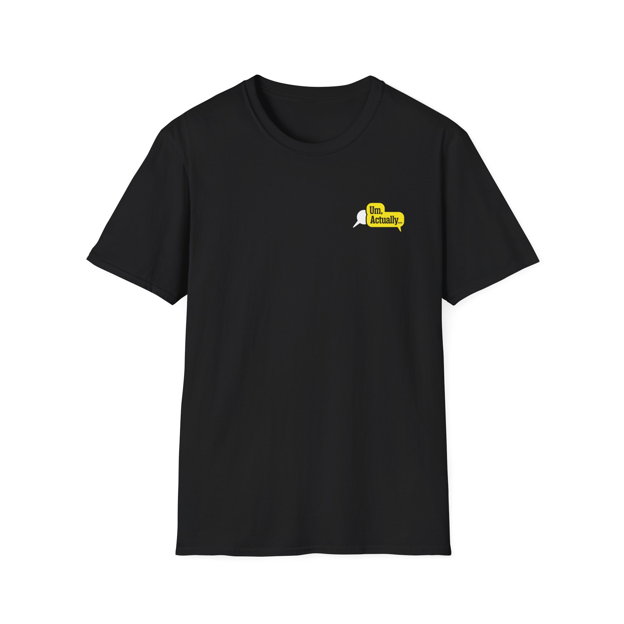 Dropout Um, Actually Fact Checker Unisex Softstyle T-Shirt