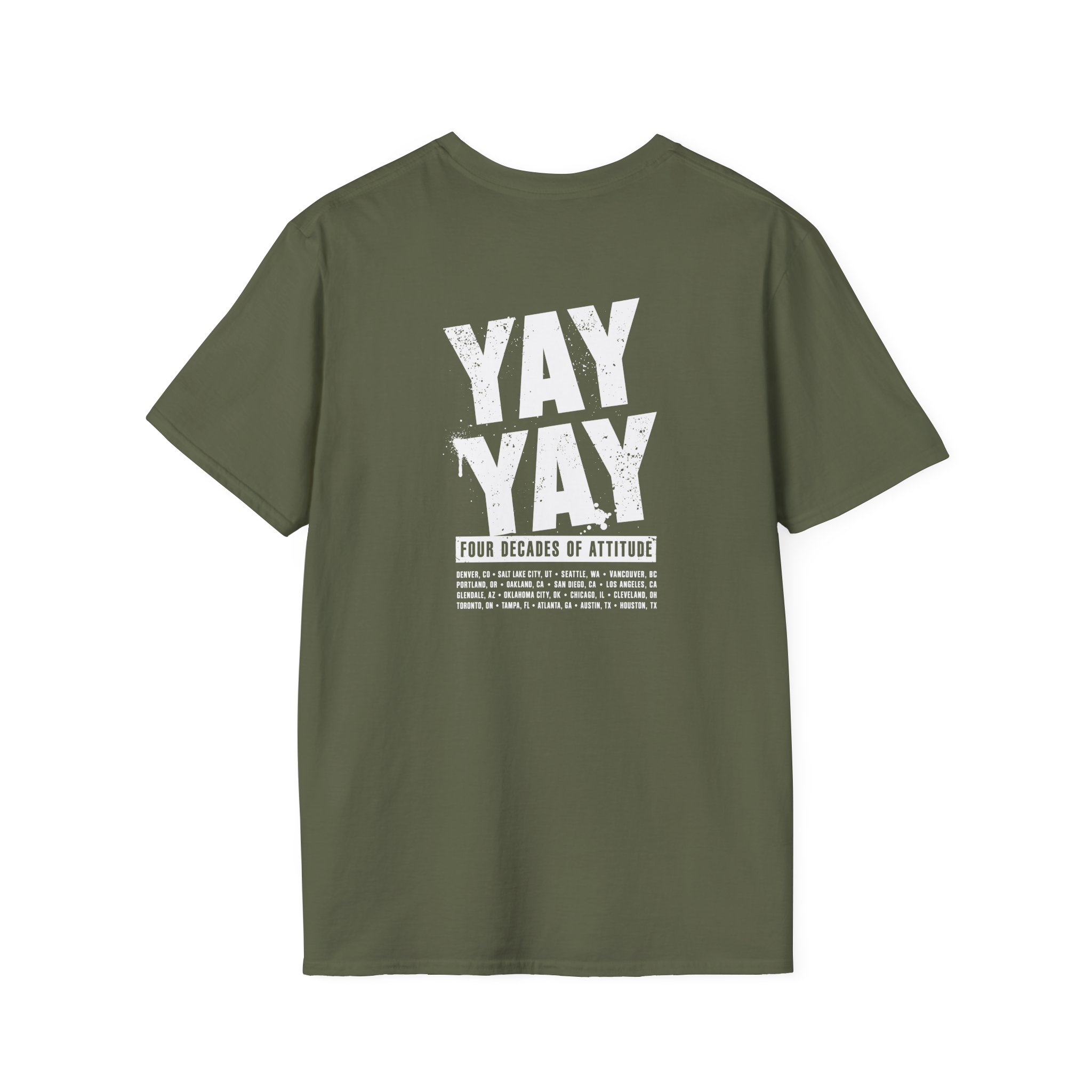 Ice Cube Yay Yay Tour Unisex Softstyle T-Shirt - Image 8