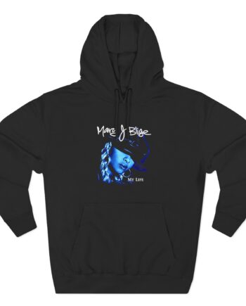 Mary J Blige My Life Album Cover Three-panel Fleece Hoodie