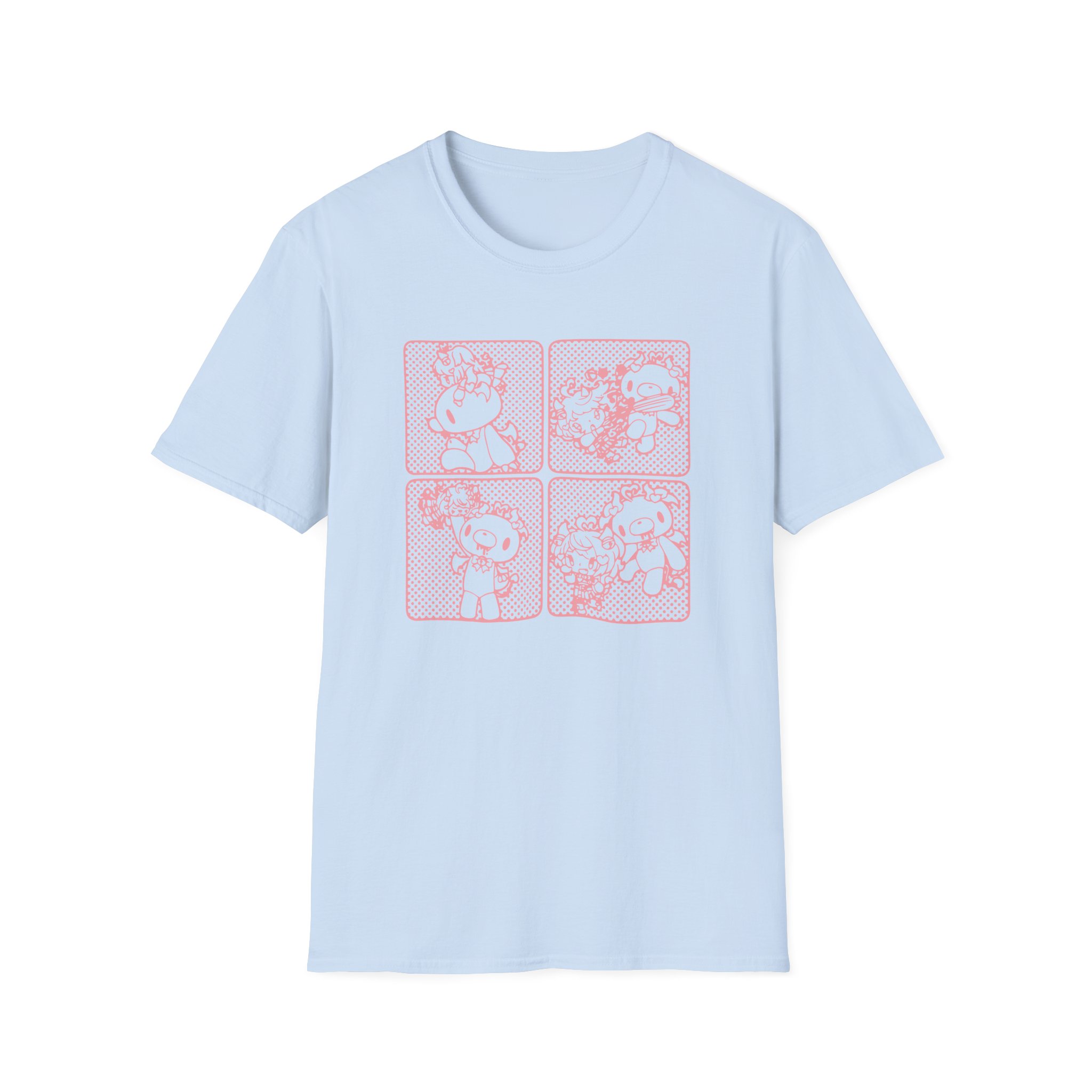 Ironmouse X Gloomy Bear Unisex Softstyle T-shirt - Image 9