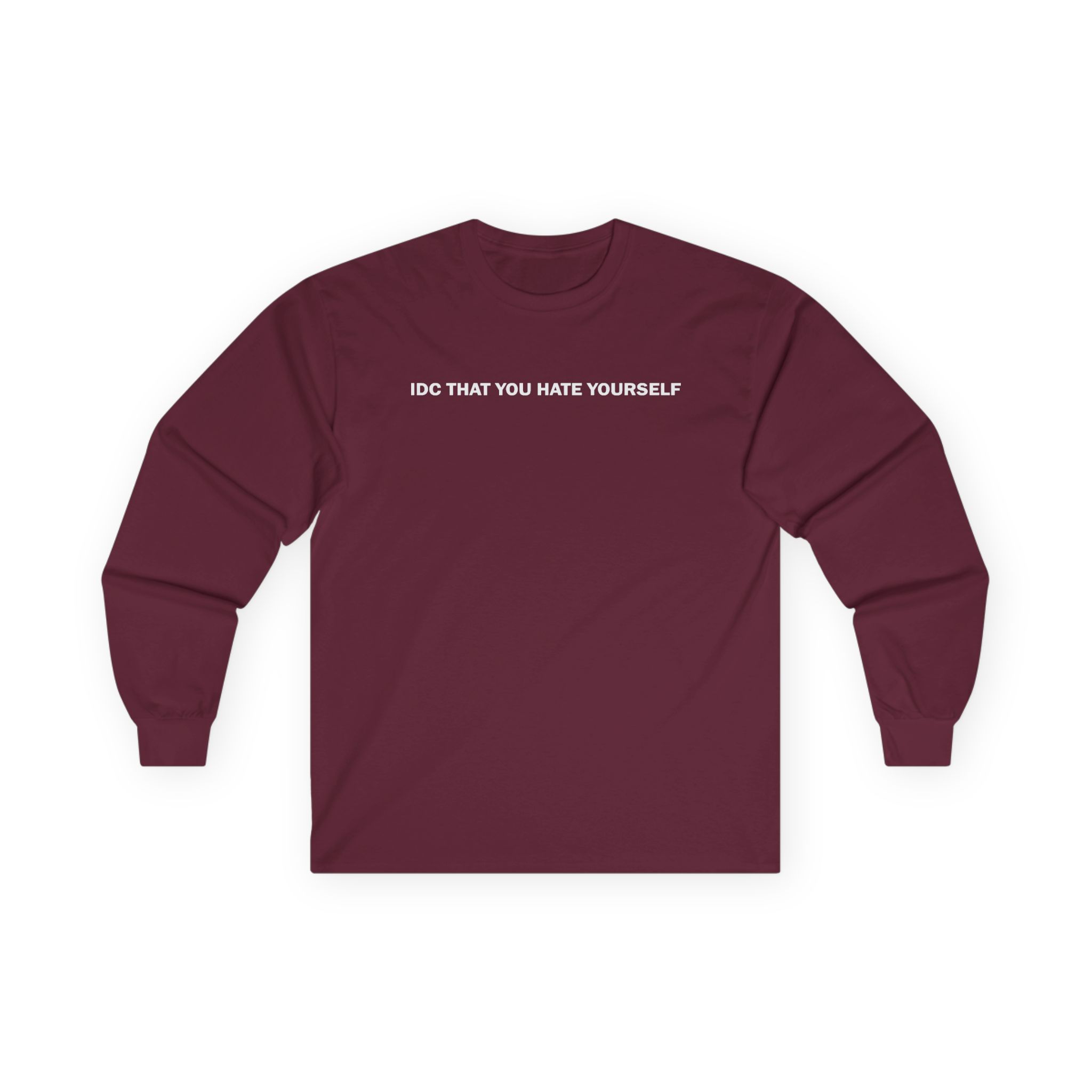 Knocked Loose Hate Yourself Unisex Ultra Cotton Long Sleeve Tee - Image 3