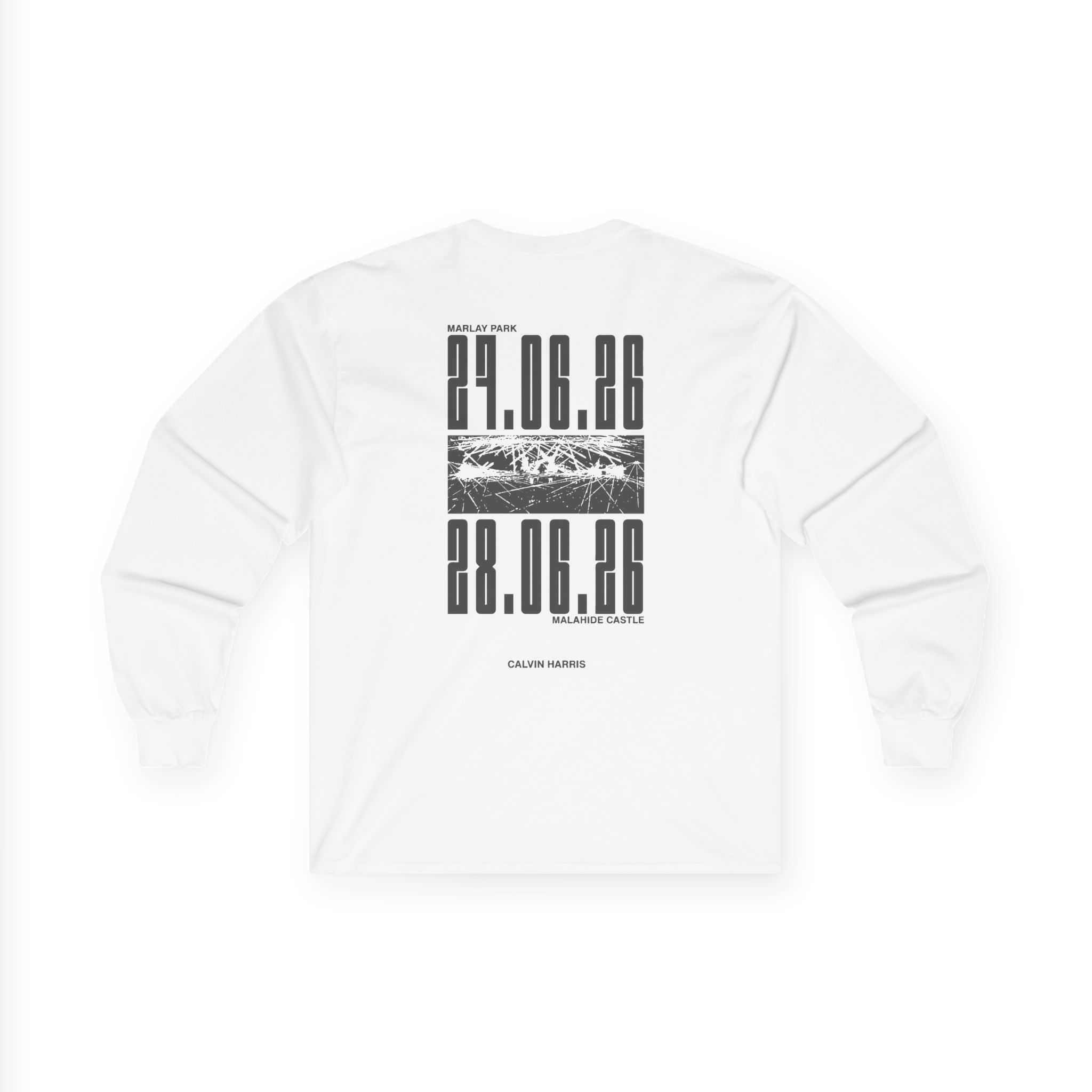 Calvin Harris Malahide Castle Tour Unisex Ultra Cotton Long Sleeve Tee - Image 2