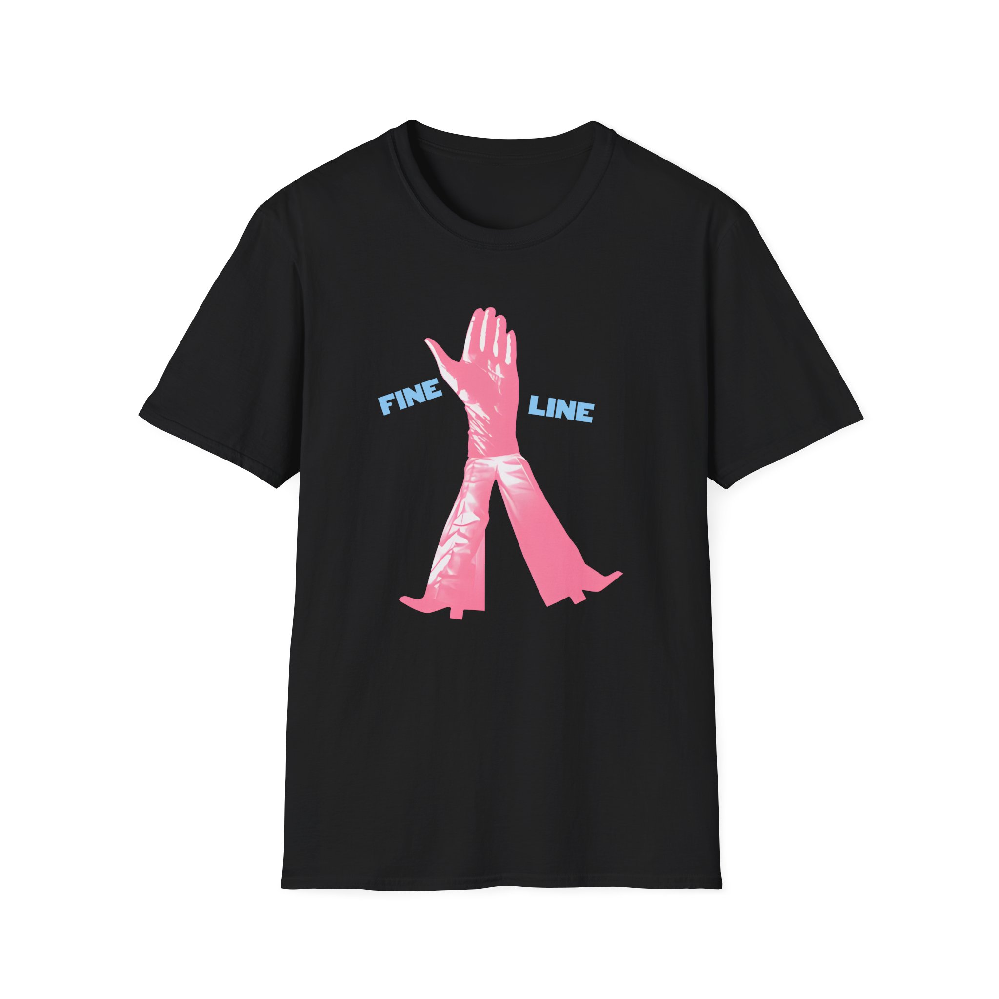 Love on Tour Fine Line Unisex Softstyle T-Shirt - Image 3